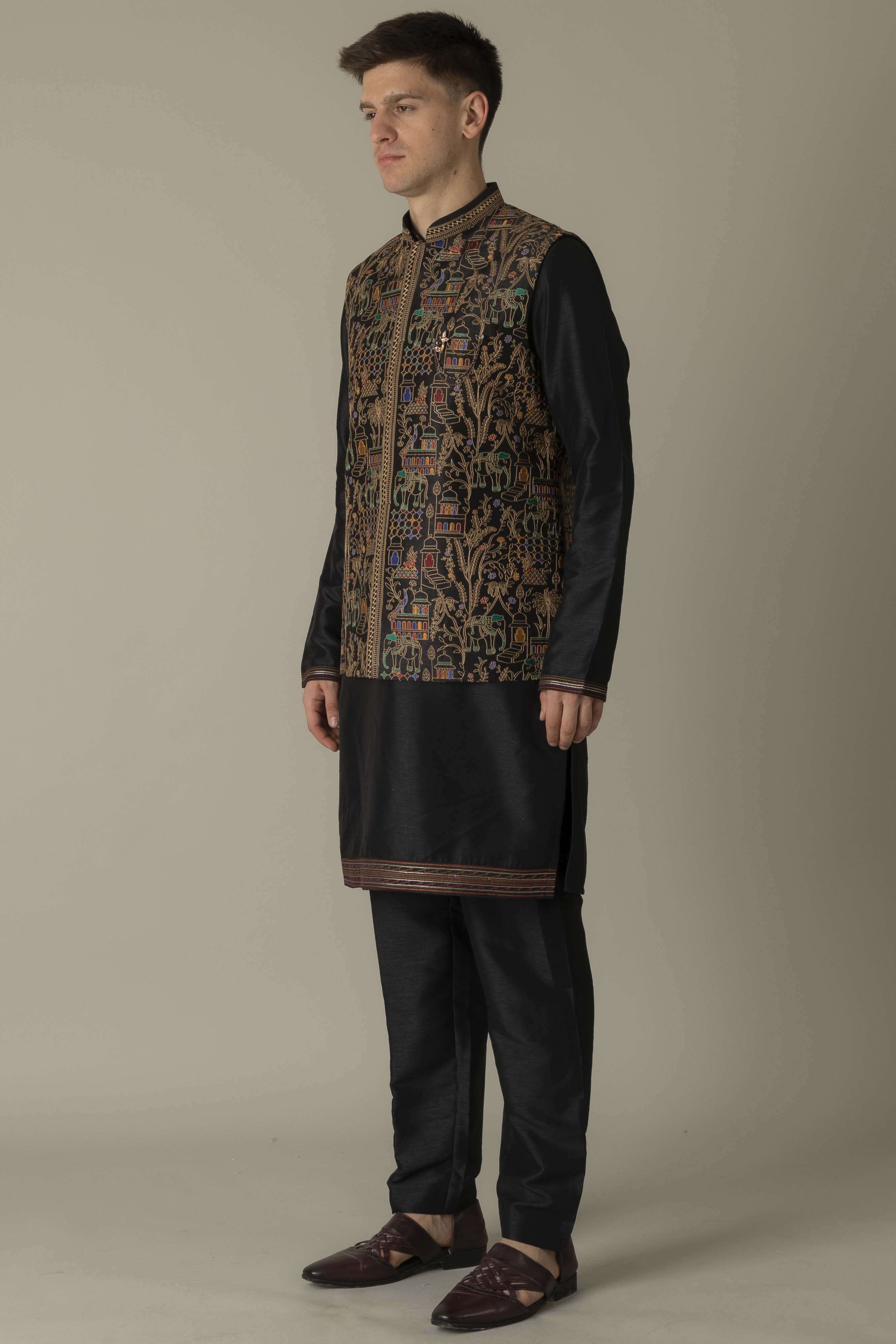 MLS KURTA JAWAHAR SET