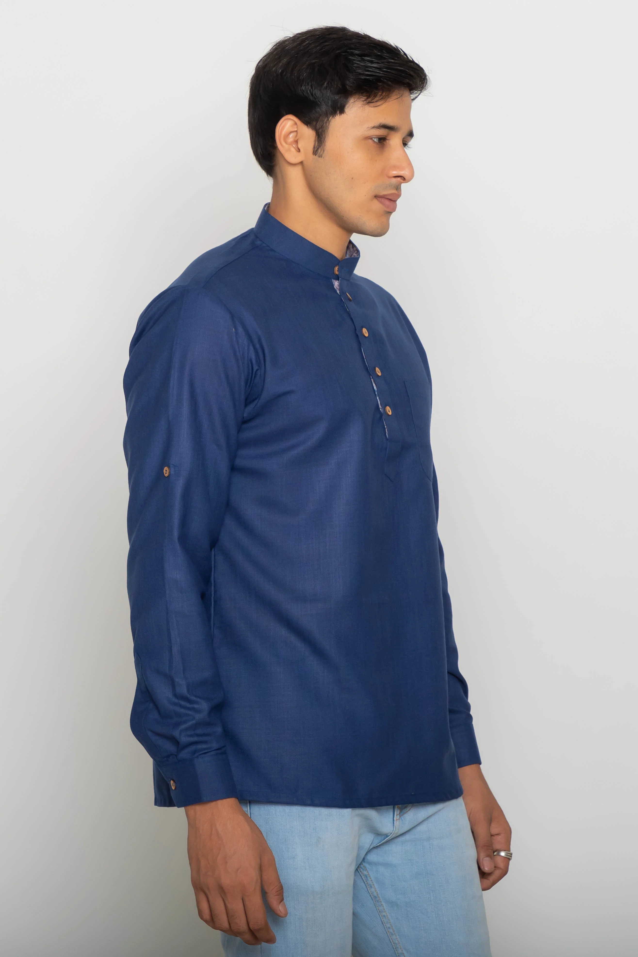 MLS SHORT KURTA FULL SLEEVES