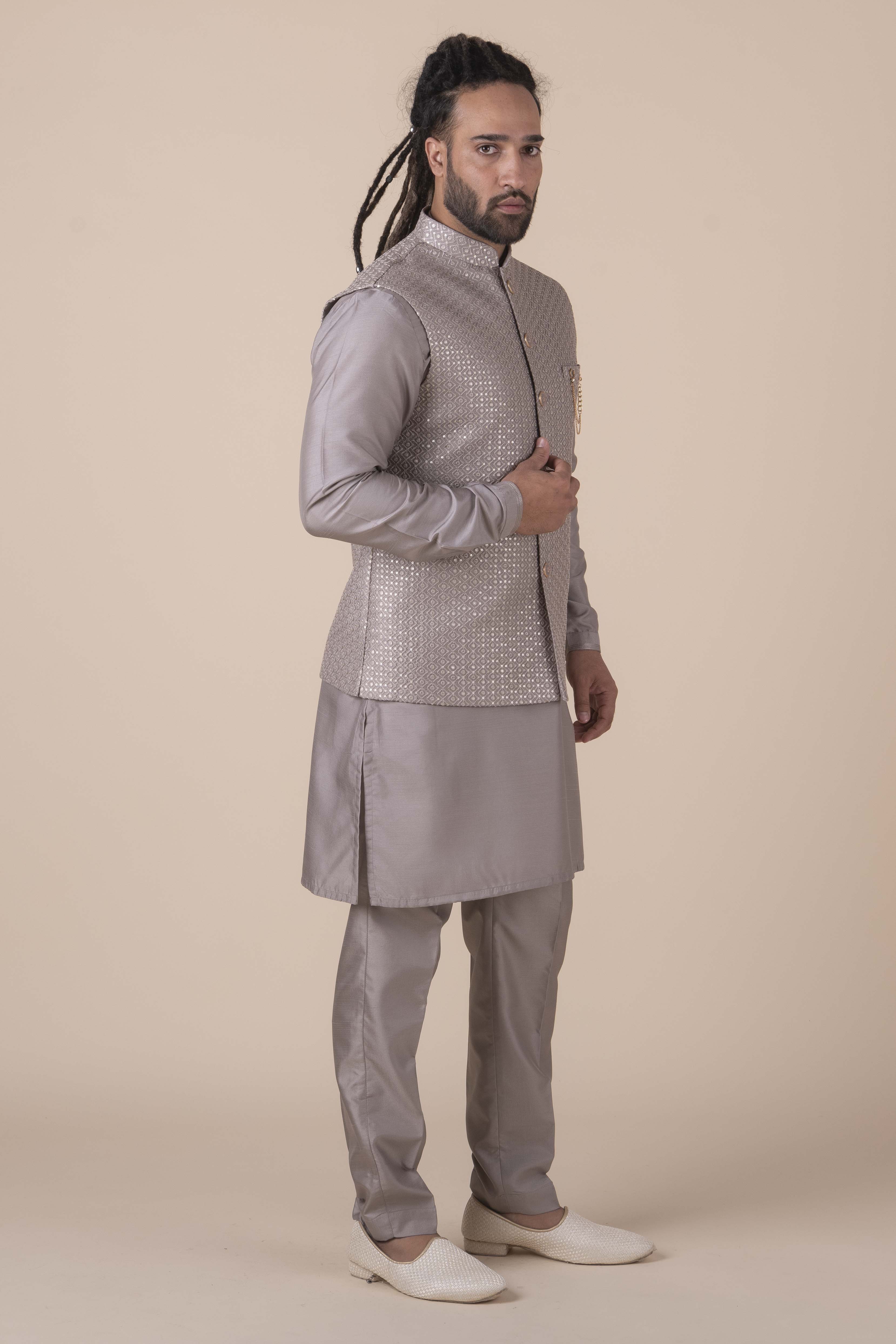 MLS KURTA JAWAHAR SET