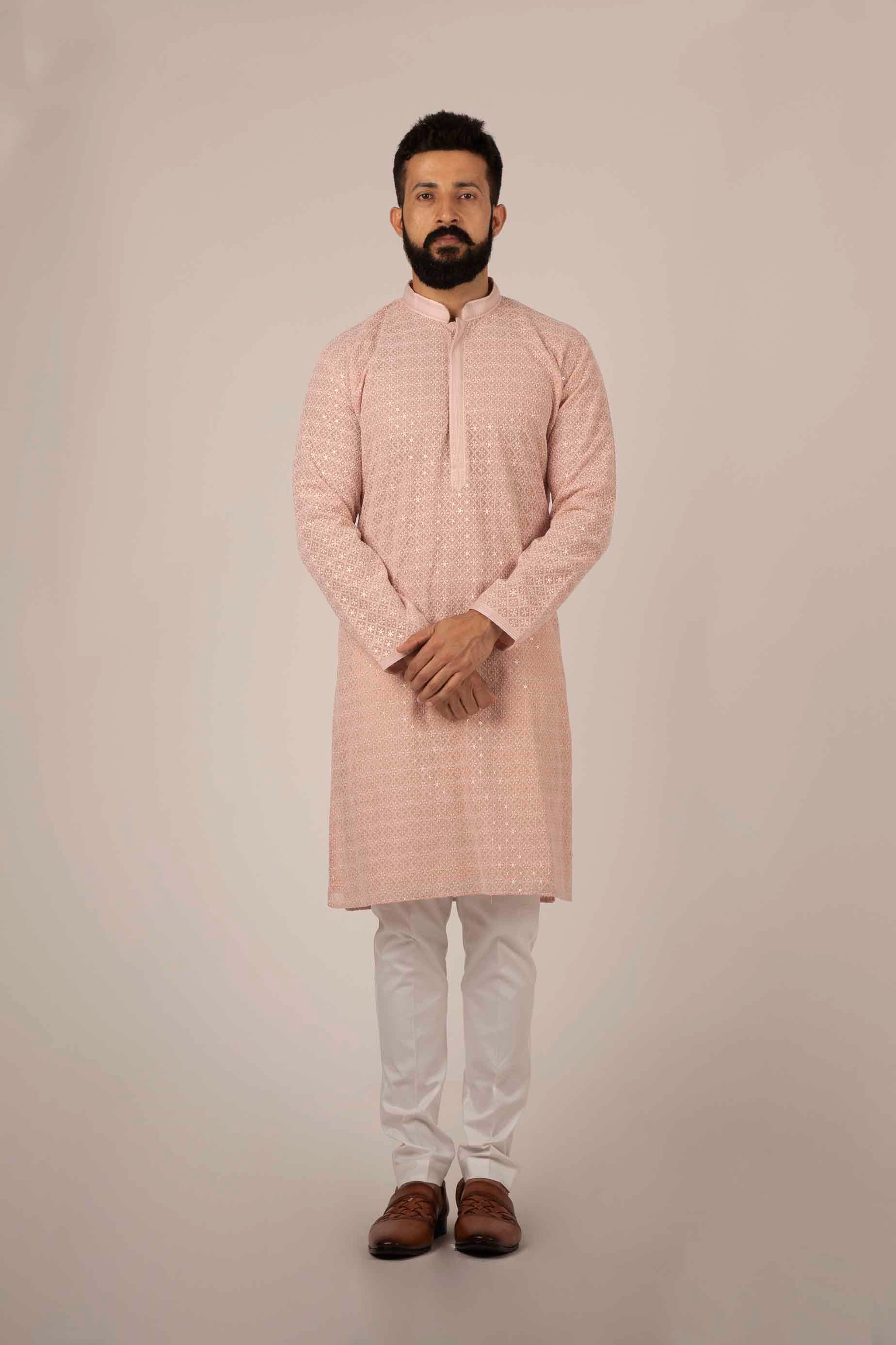 MLS Chikan Kurta Pajama