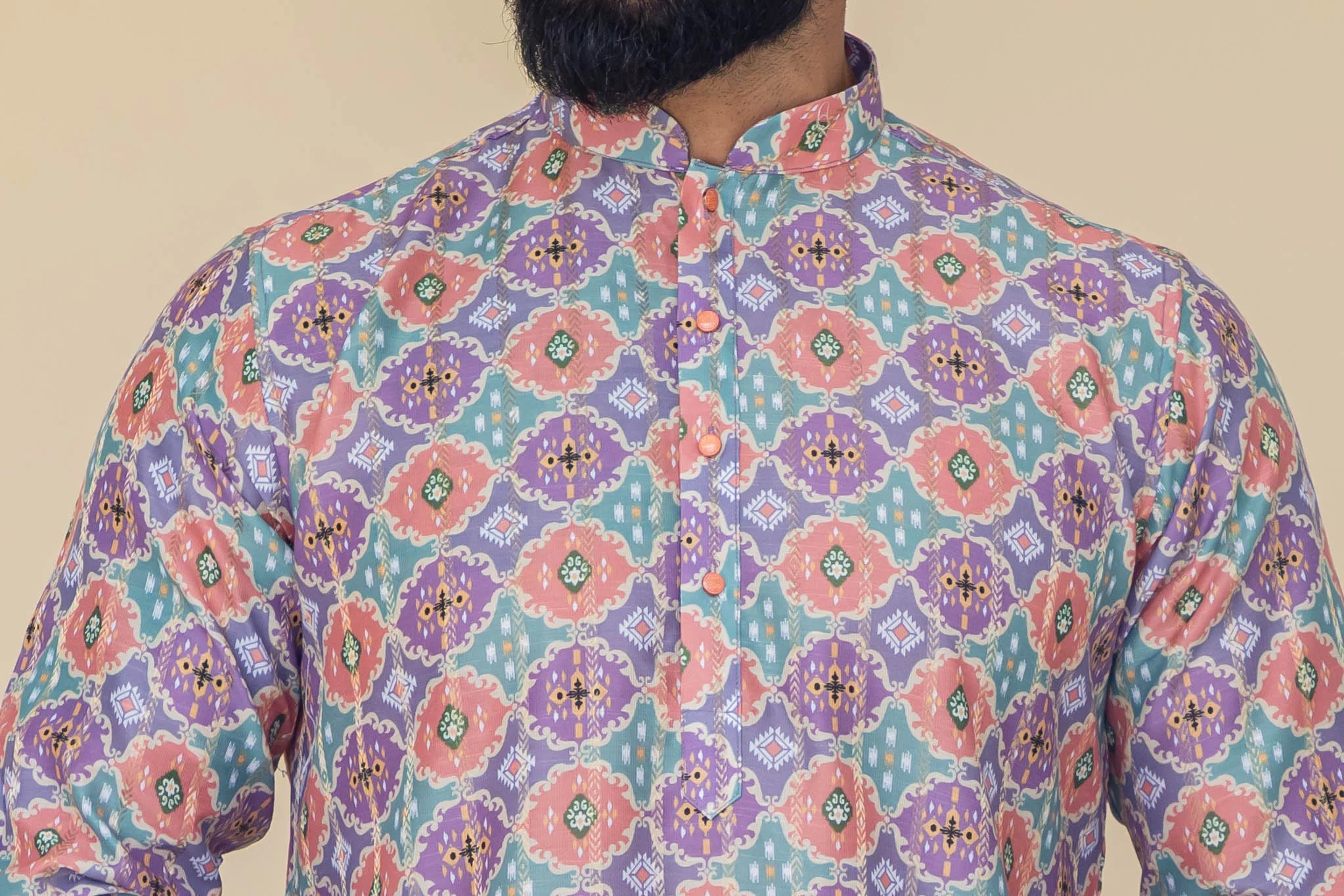 MLS PRINTED KURTA PAJAMA