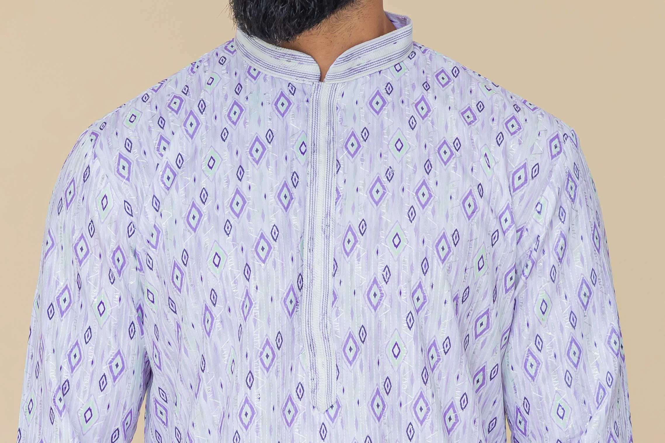 MLS PRINTED KURTA PAJAMA