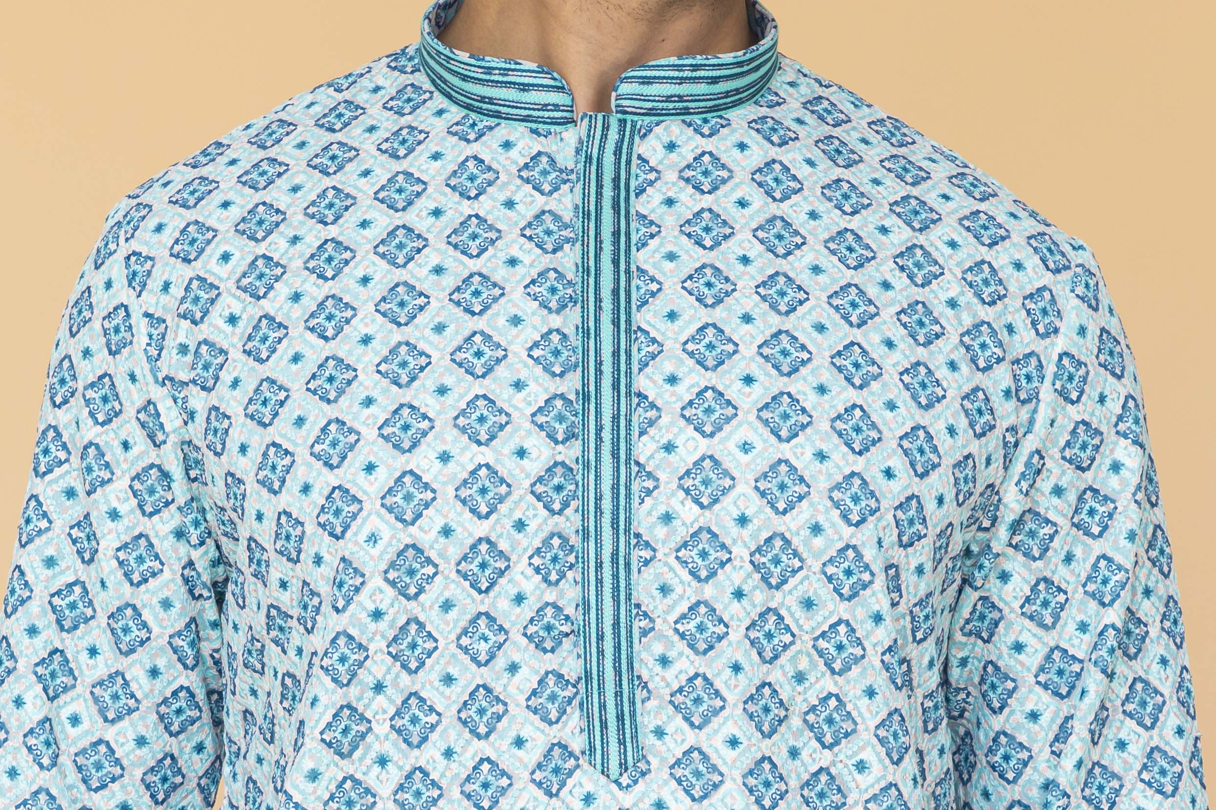 MLS PRINTED KURTA PAJAMA