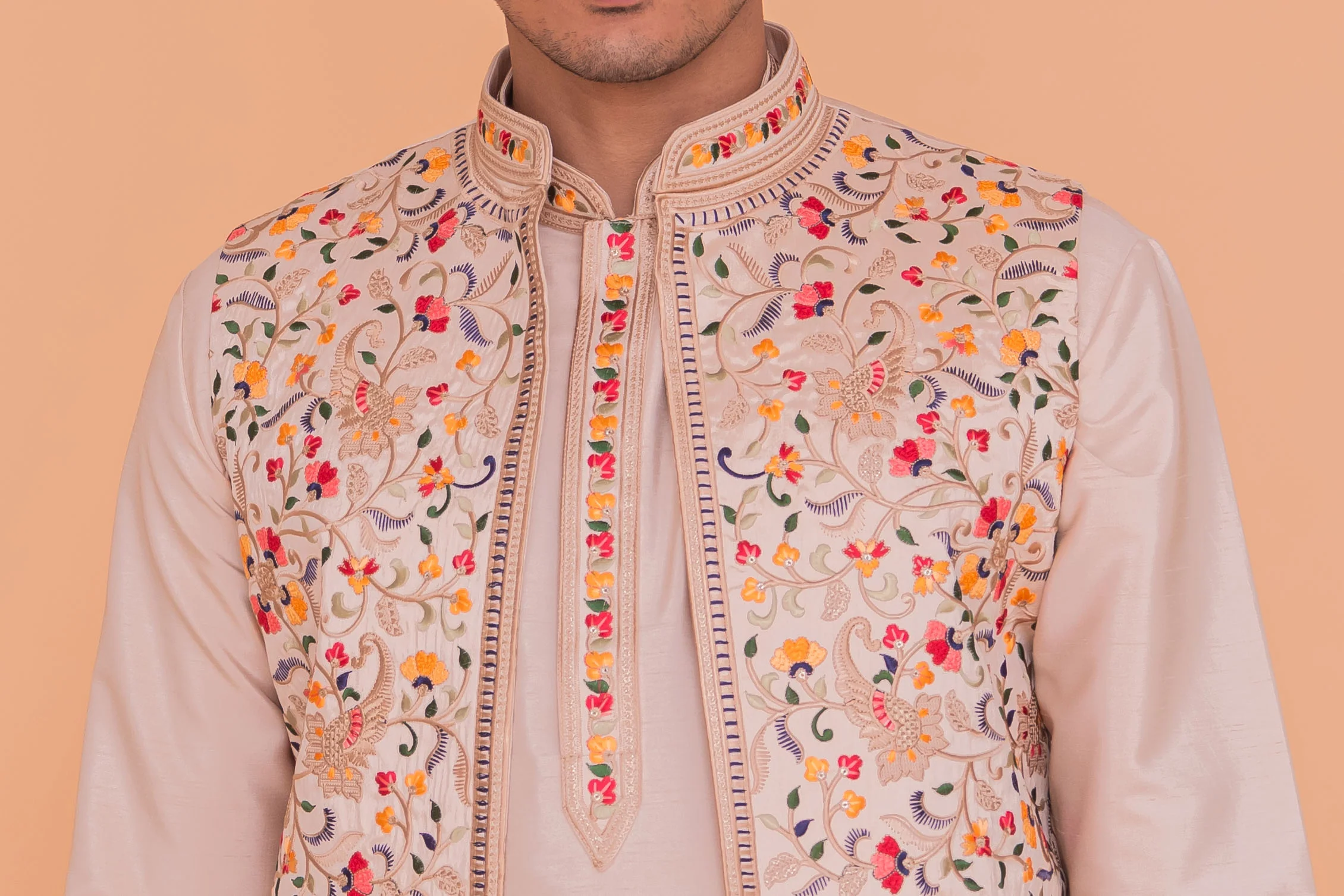 MLS KURTA JAWAHAR SET