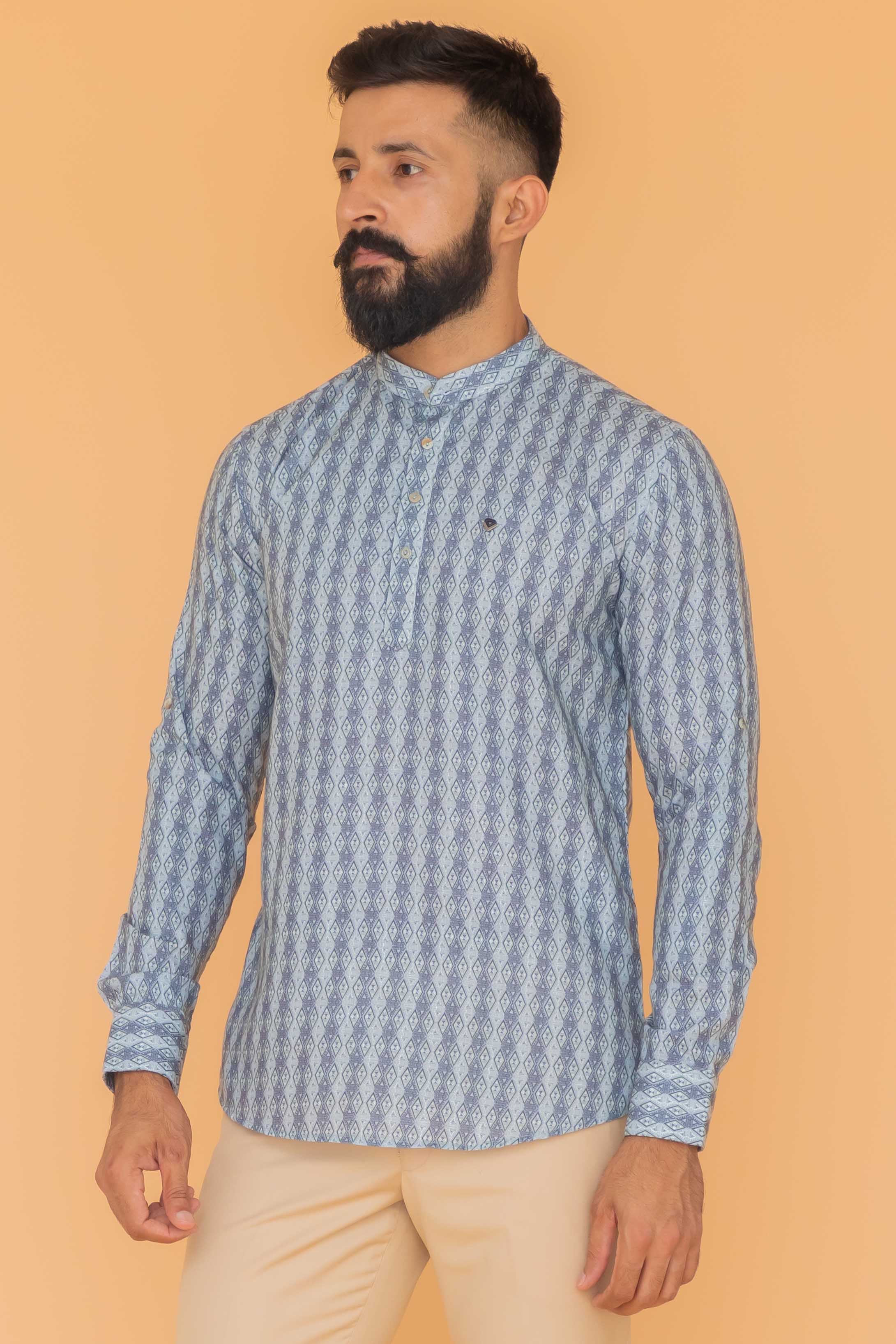 MLS SHORT KURTA FULL SLEEVES