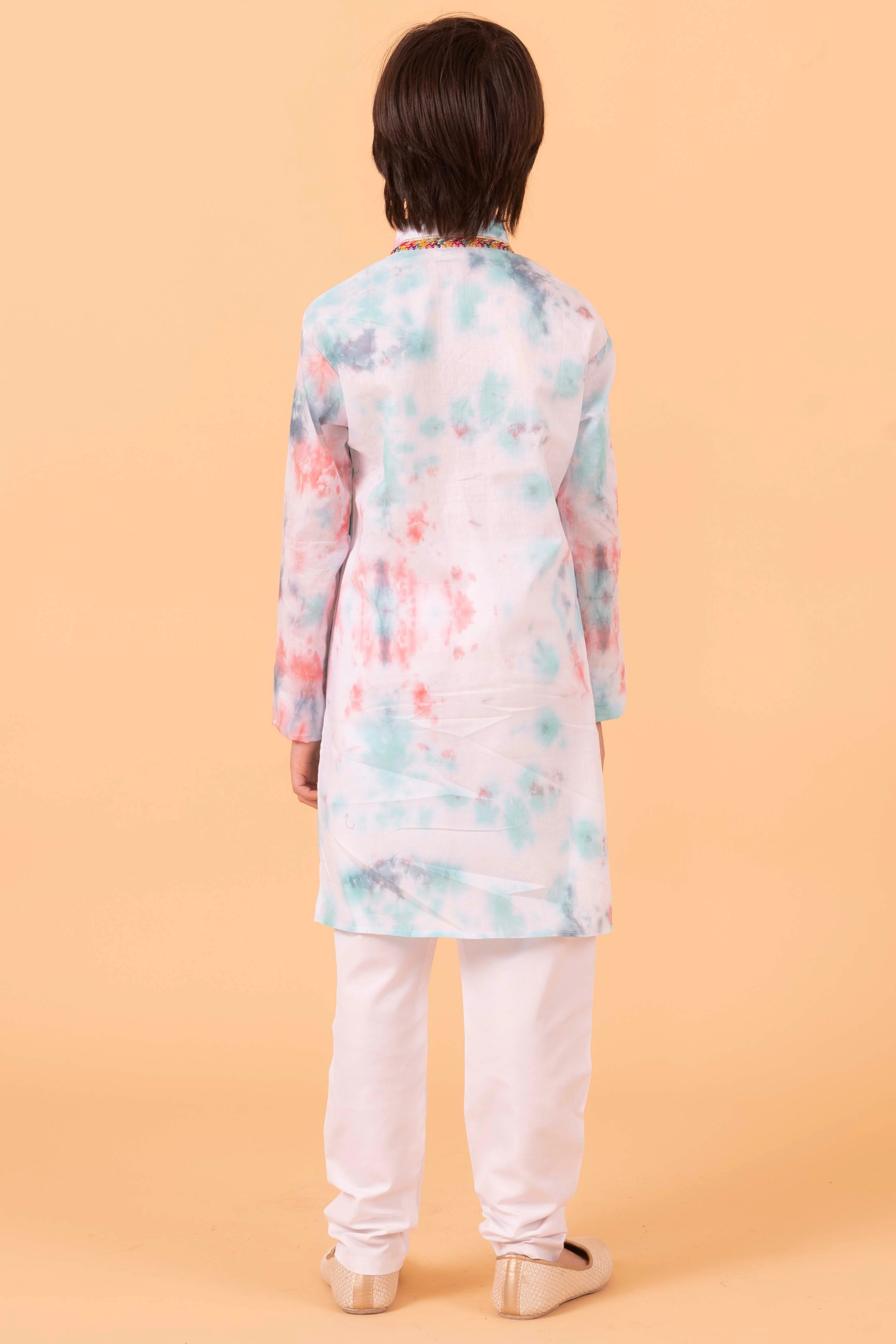 MLS PRINTED KIDS KURTA PAJAMA