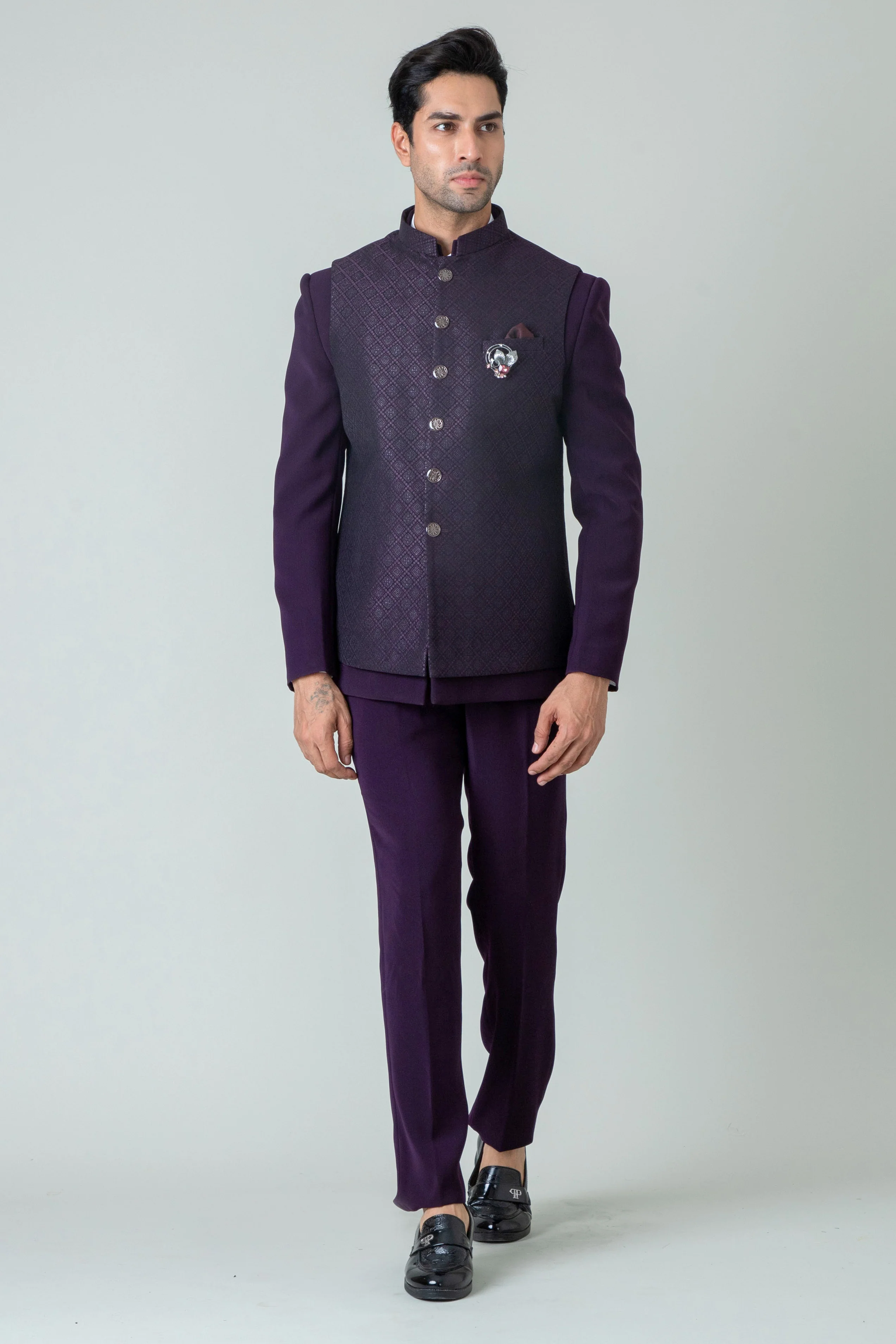 MLS  JODHPURI SUIT 3PCS