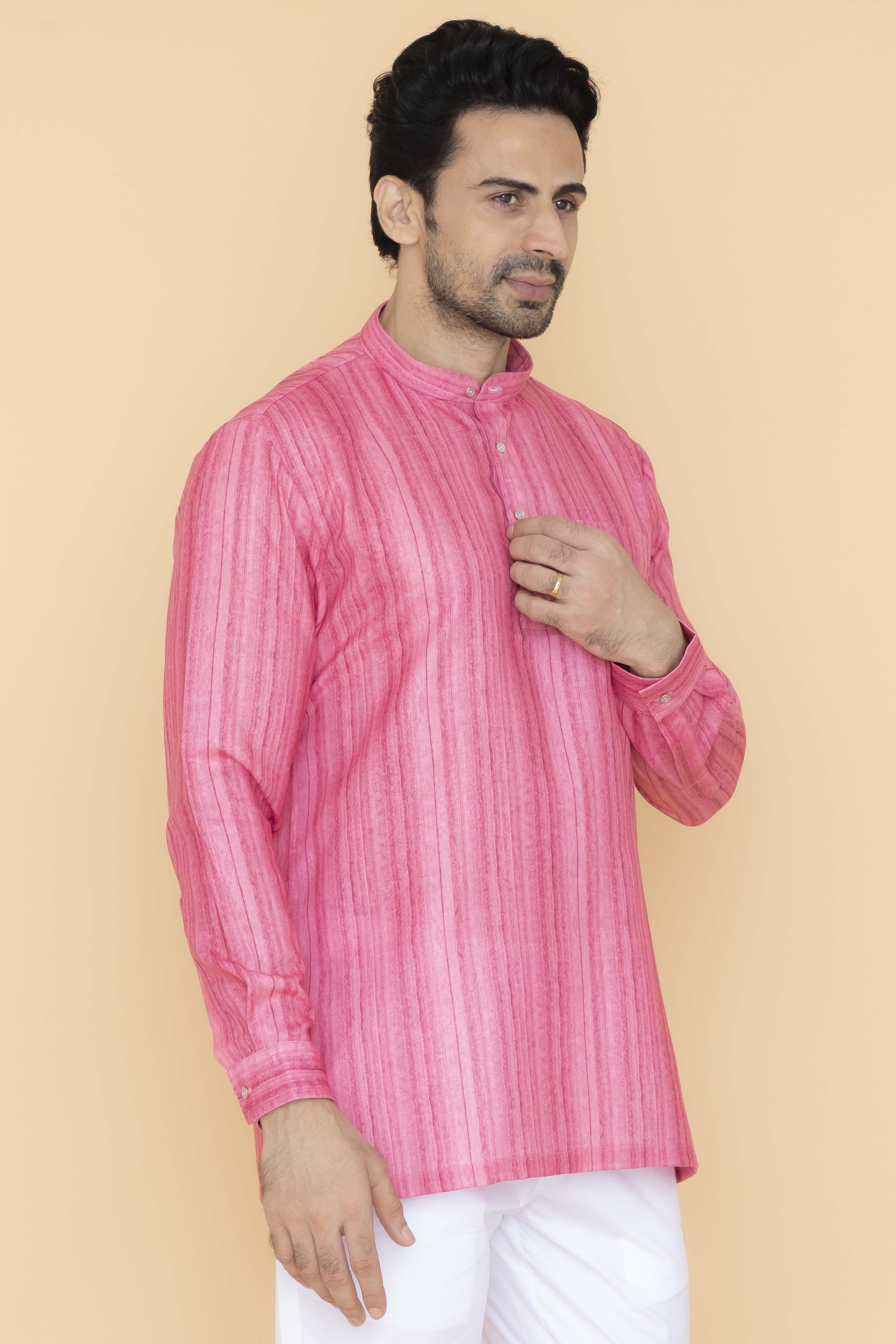 MLS SHORT KURTA FULL SLEEVES