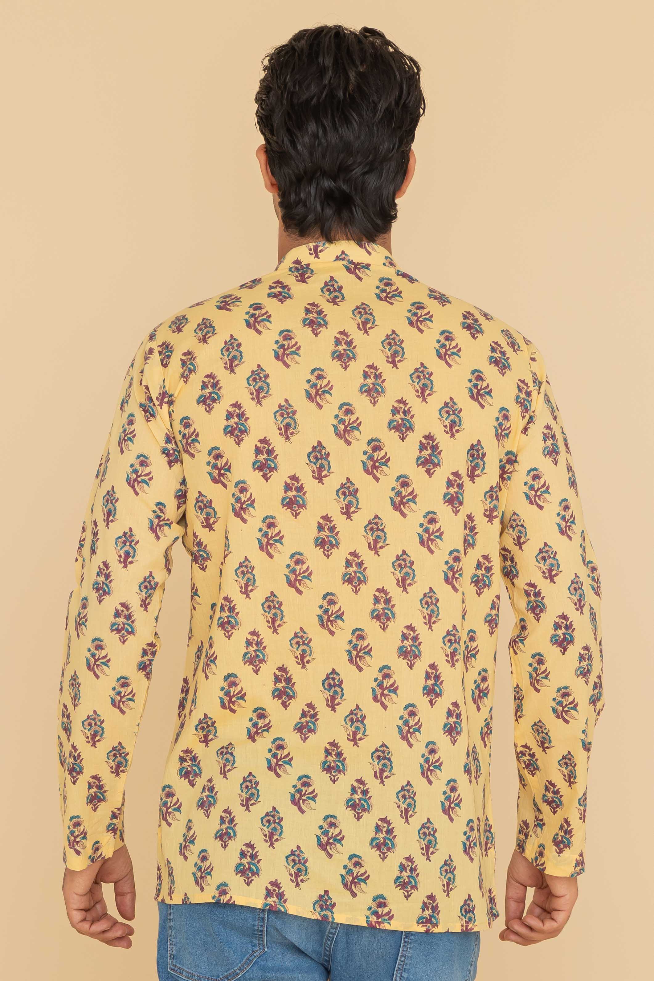 MLS SHORT KURTA FULL SLEEVES