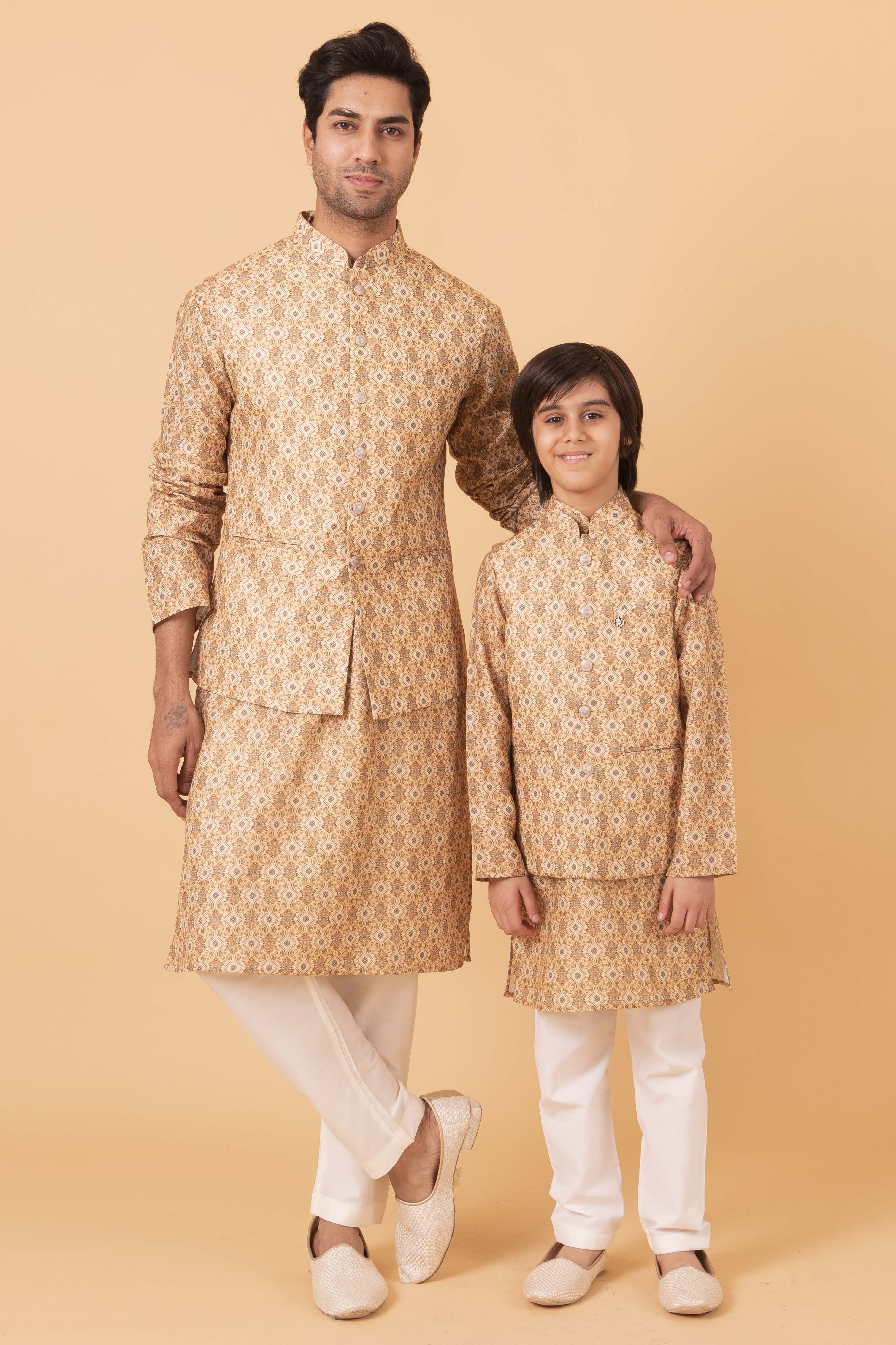 MLS KIDS KURTA JAWAHAR SET