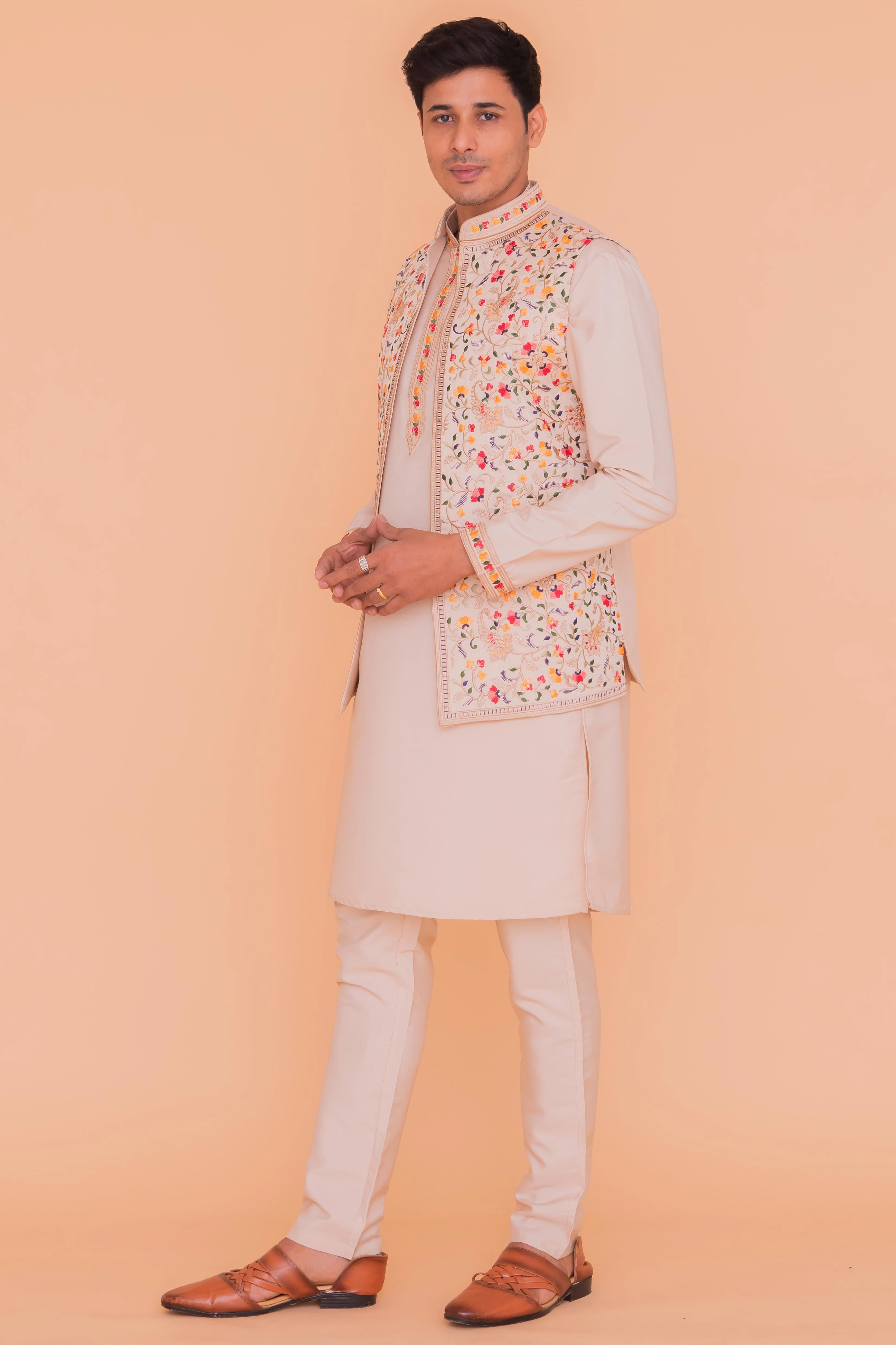 MLS KURTA JAWAHAR SET