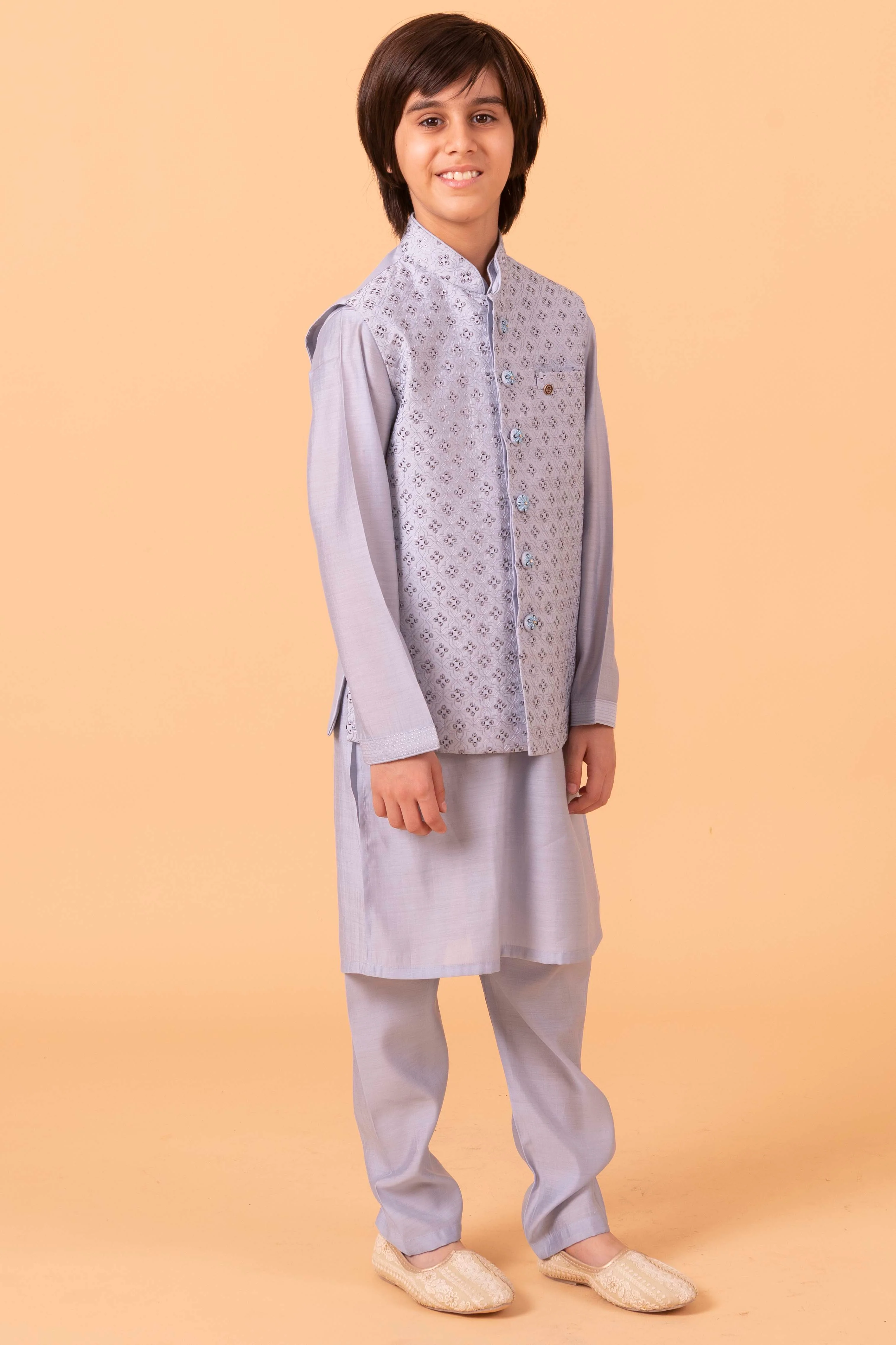 MLS KIDS KURTA JACKET SET