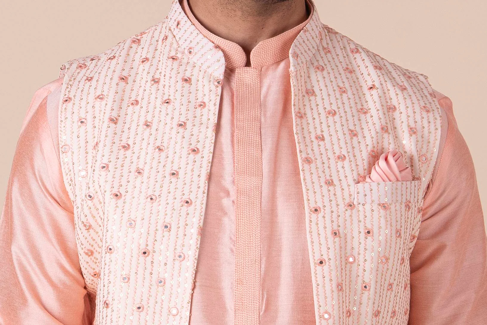 MLS KURTA JAWAHAR SET