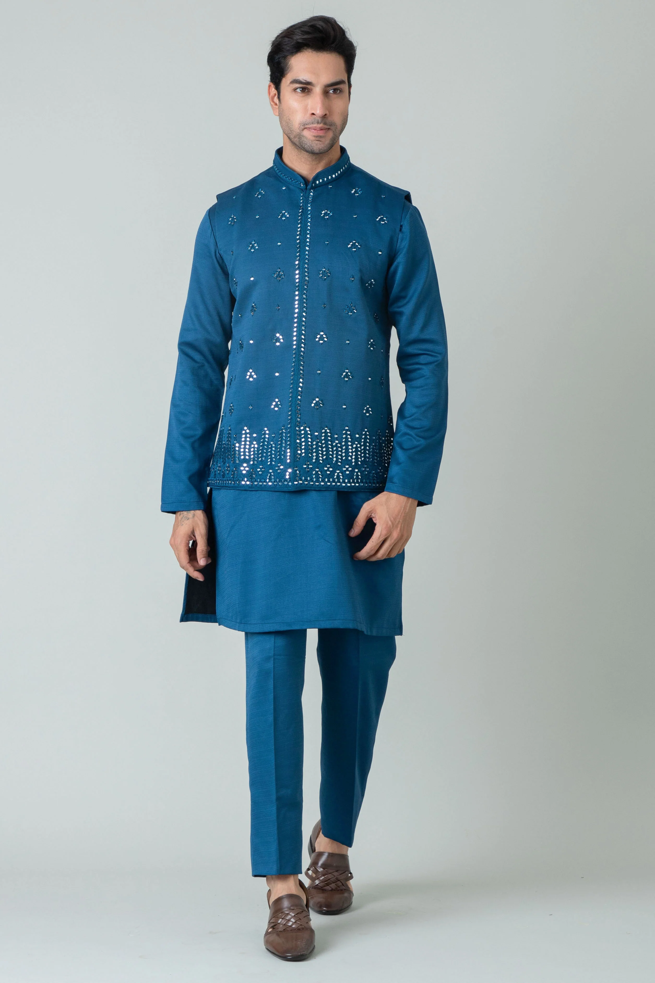 MLS KURTA JAWAHAR SET