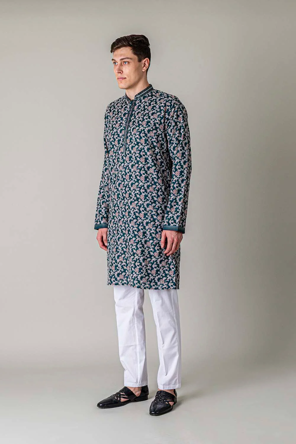 MLS PRINTED KURTA PAJAMA