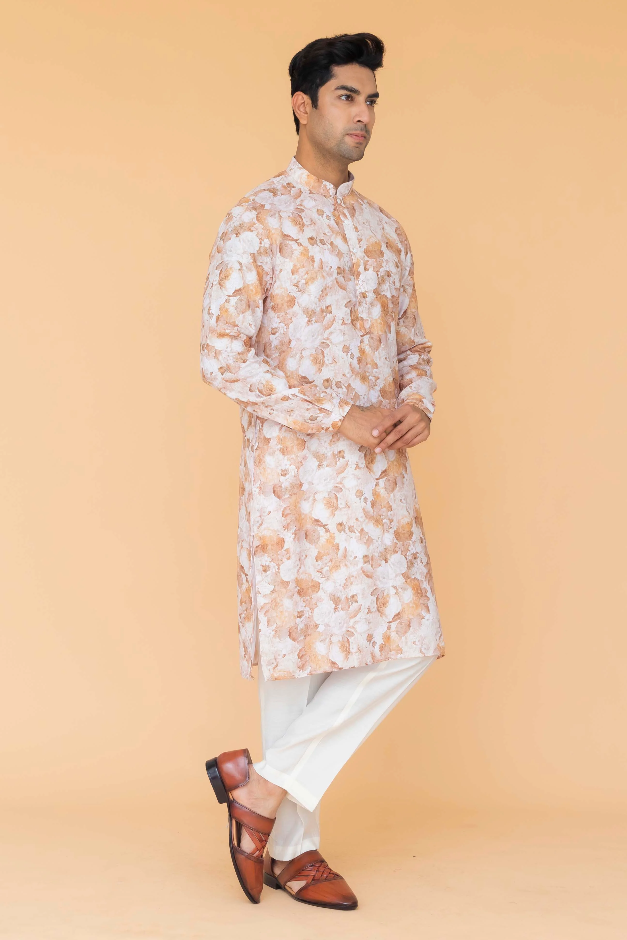 MLS PRINTED KURTA PAJAMA