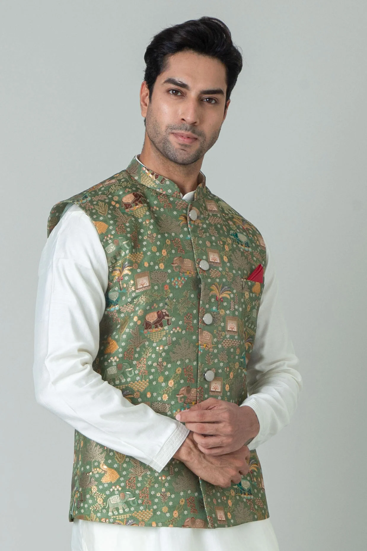 MLS PRINTED JAWAHAR JACKET