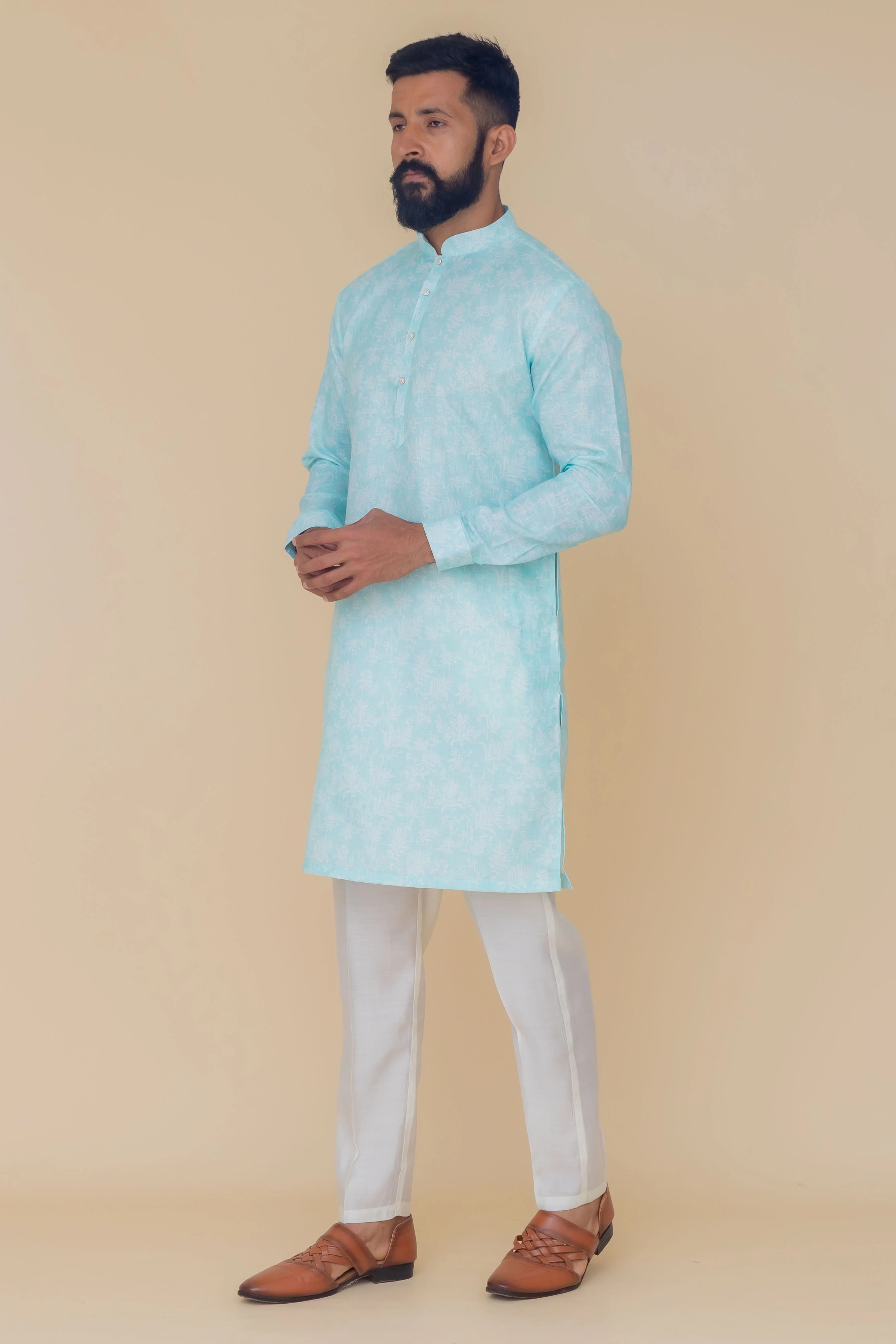 MLS PRINTED KURTA PAJAMA