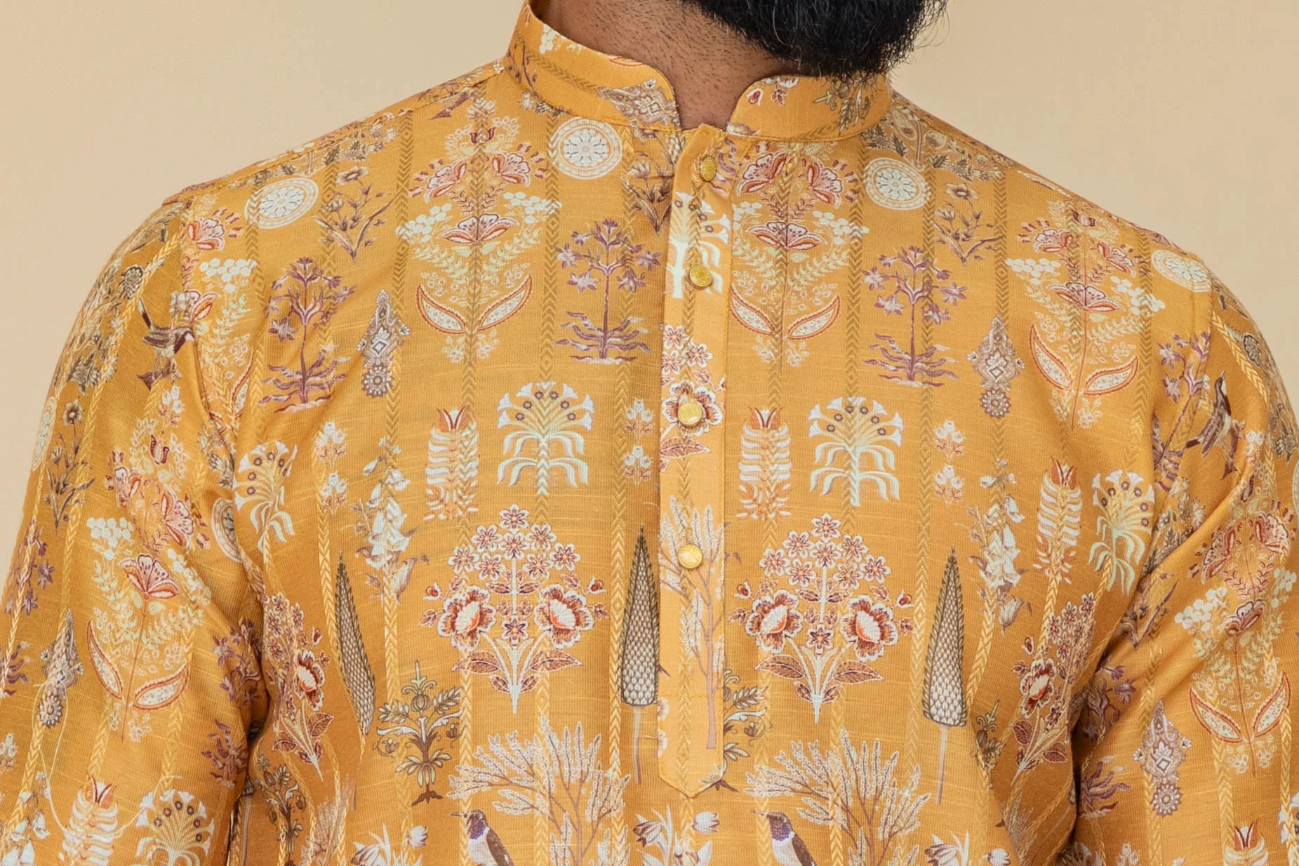 MLS PRINTED KURTA PAJAMA