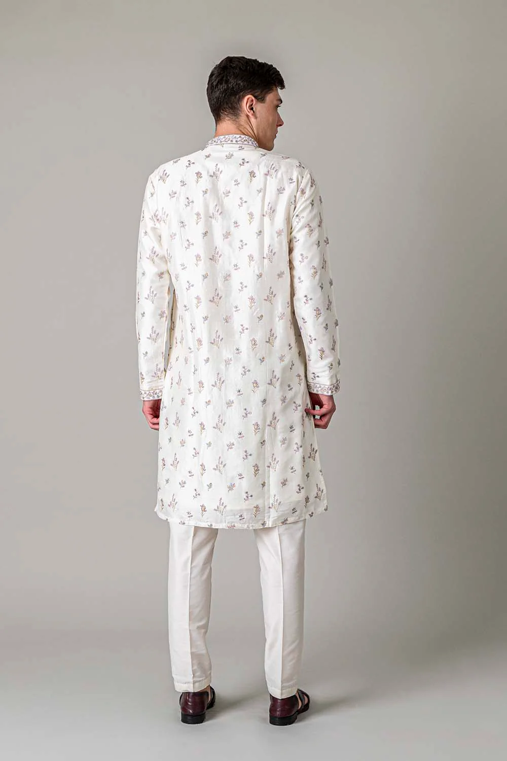 MLS EMBROIDERED KURTA PAJAMA