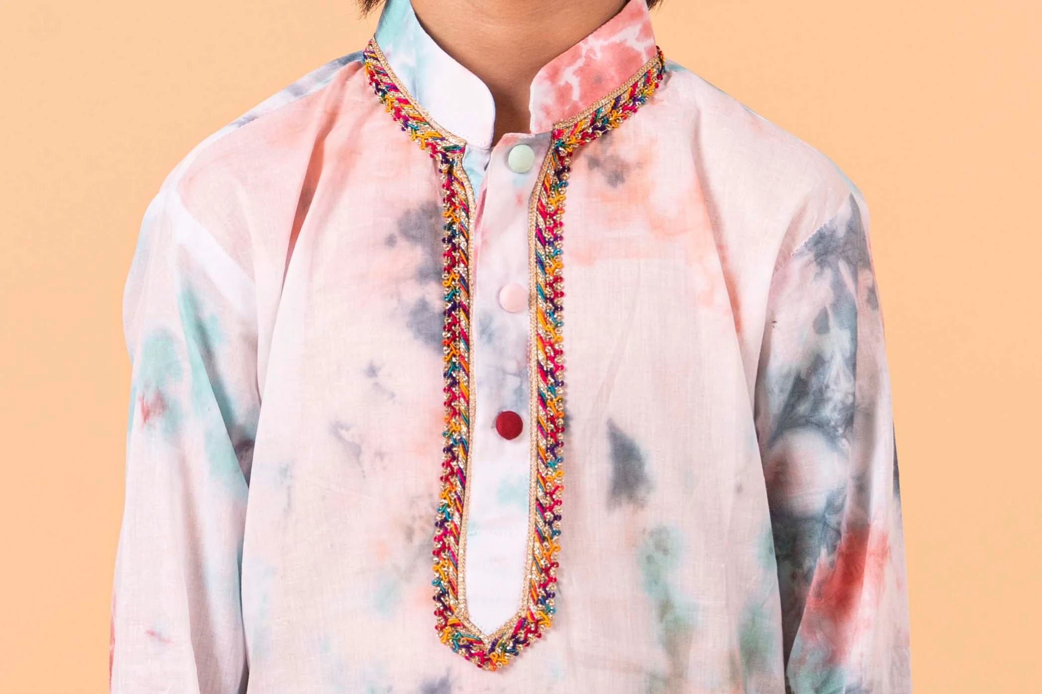 MLS PRINTED KIDS KURTA PAJAMA