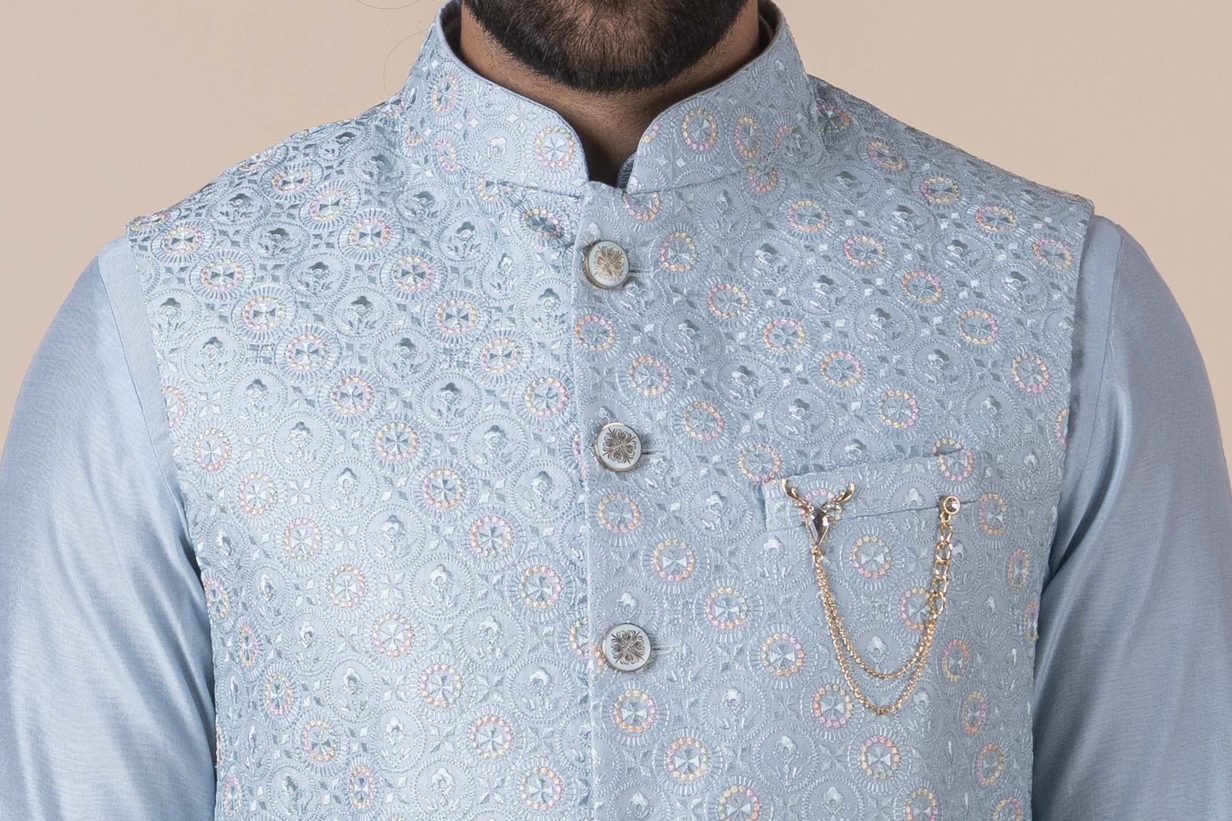 MLS KURTA JAWAHAR SET