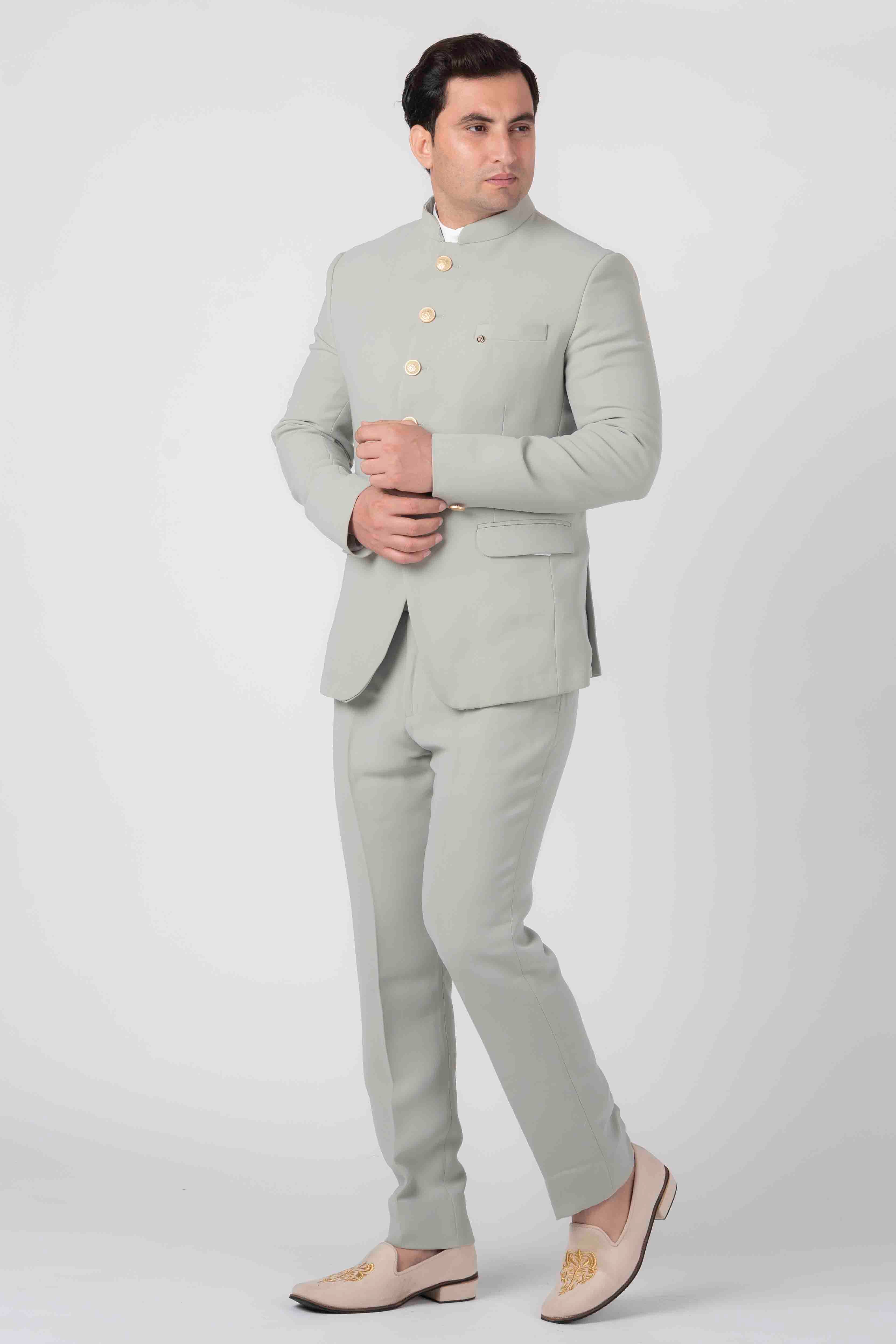 MLS PLAIN JODHPURI SUIT