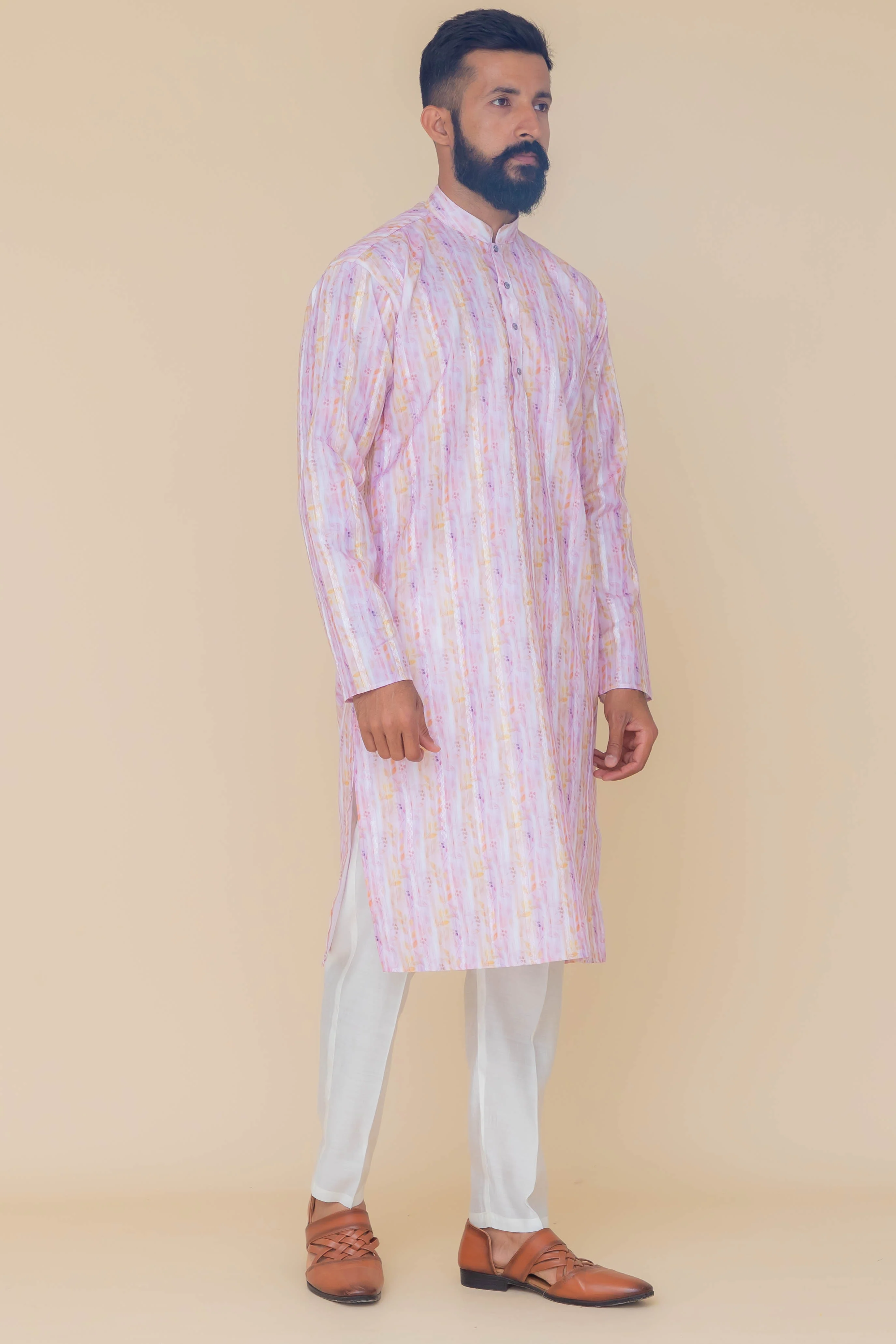MLS PRINTED KURTA PAJAMA