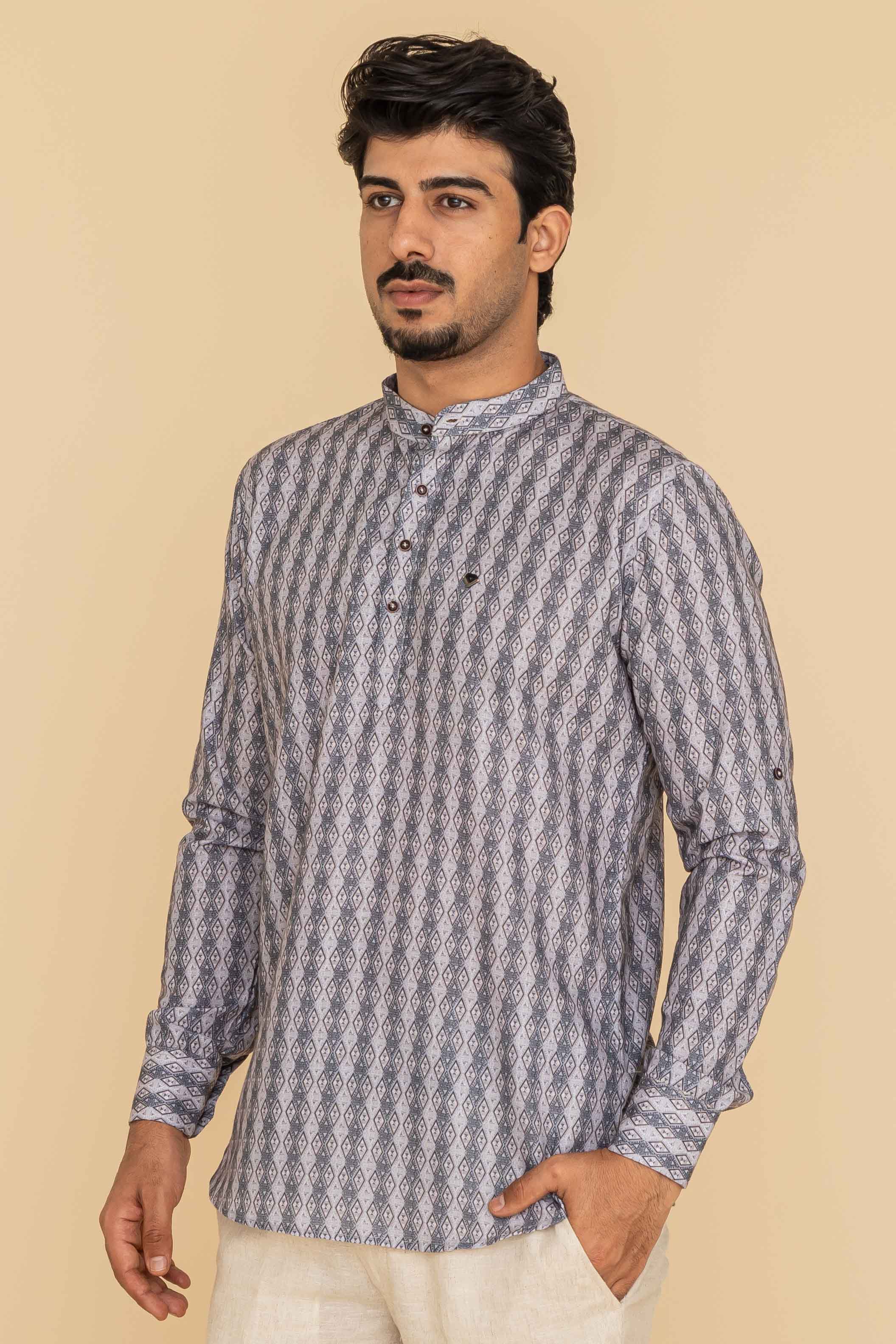 MLS SHORT KURTA FULL SLEEVES