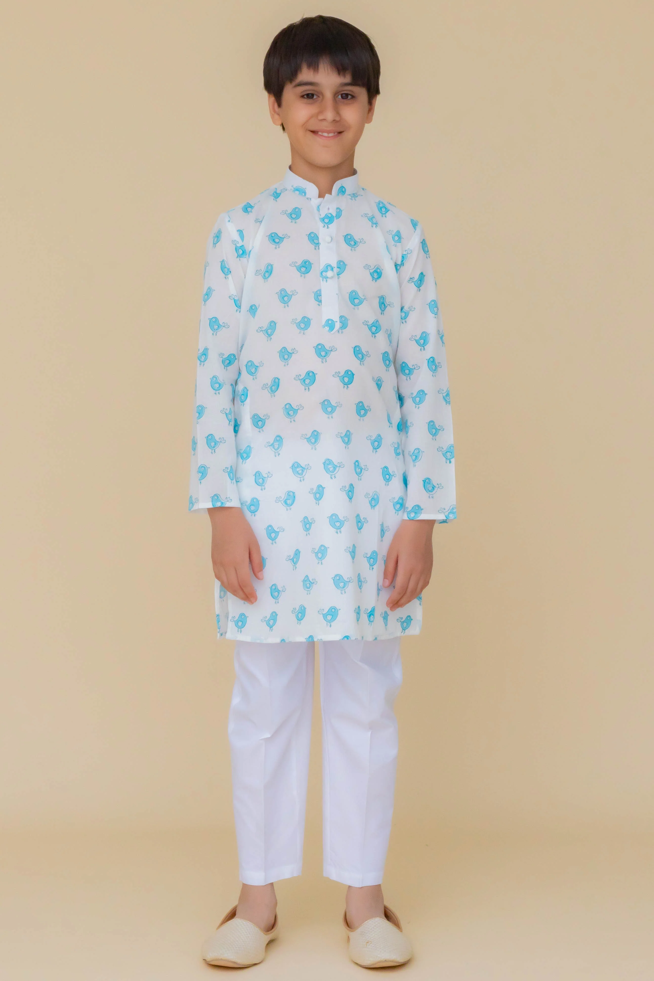 MLS PRINTED KIDS KURTA PAJAMA