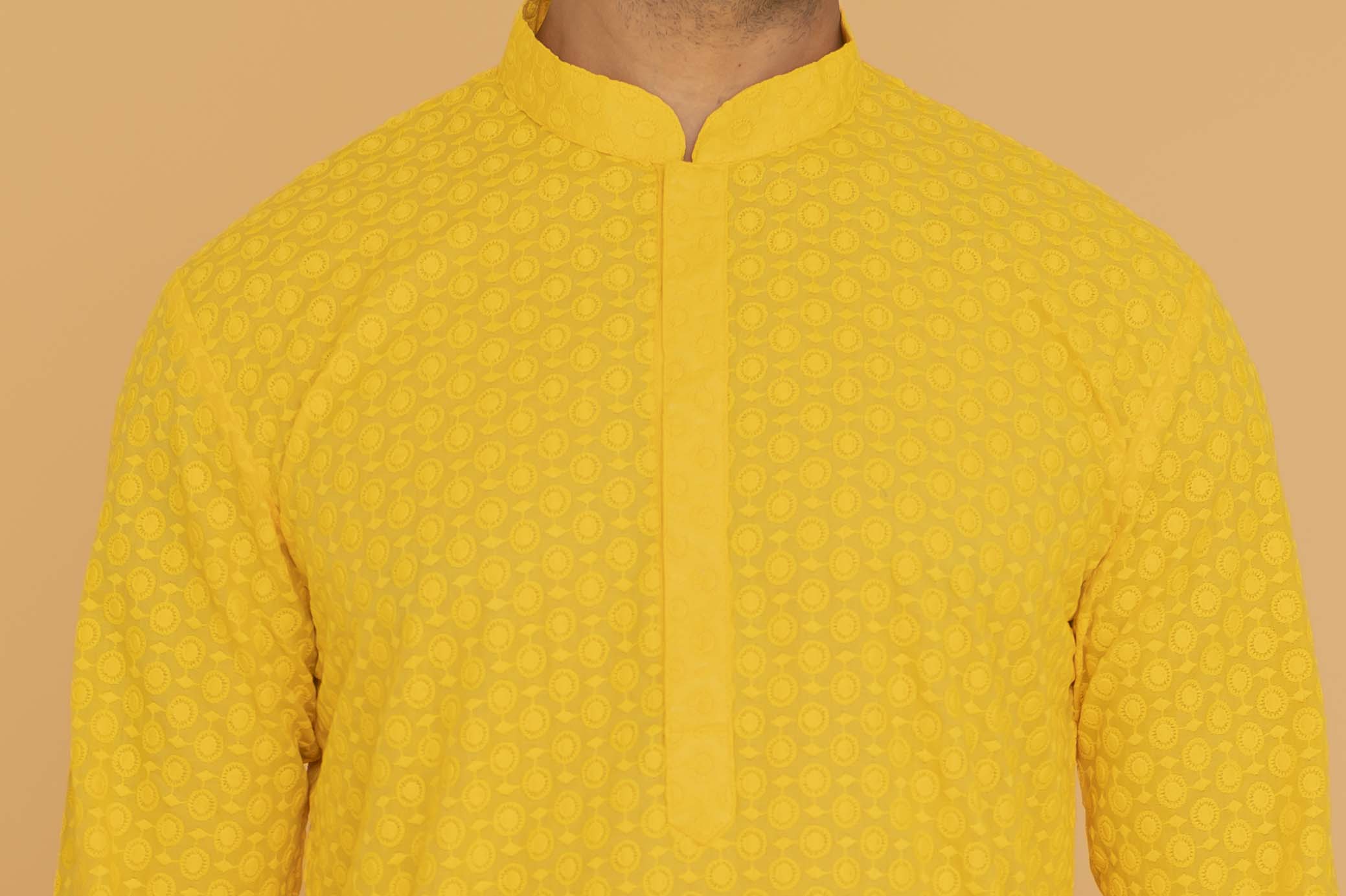 MLS CHIKANKARI KURTA PAJAMA