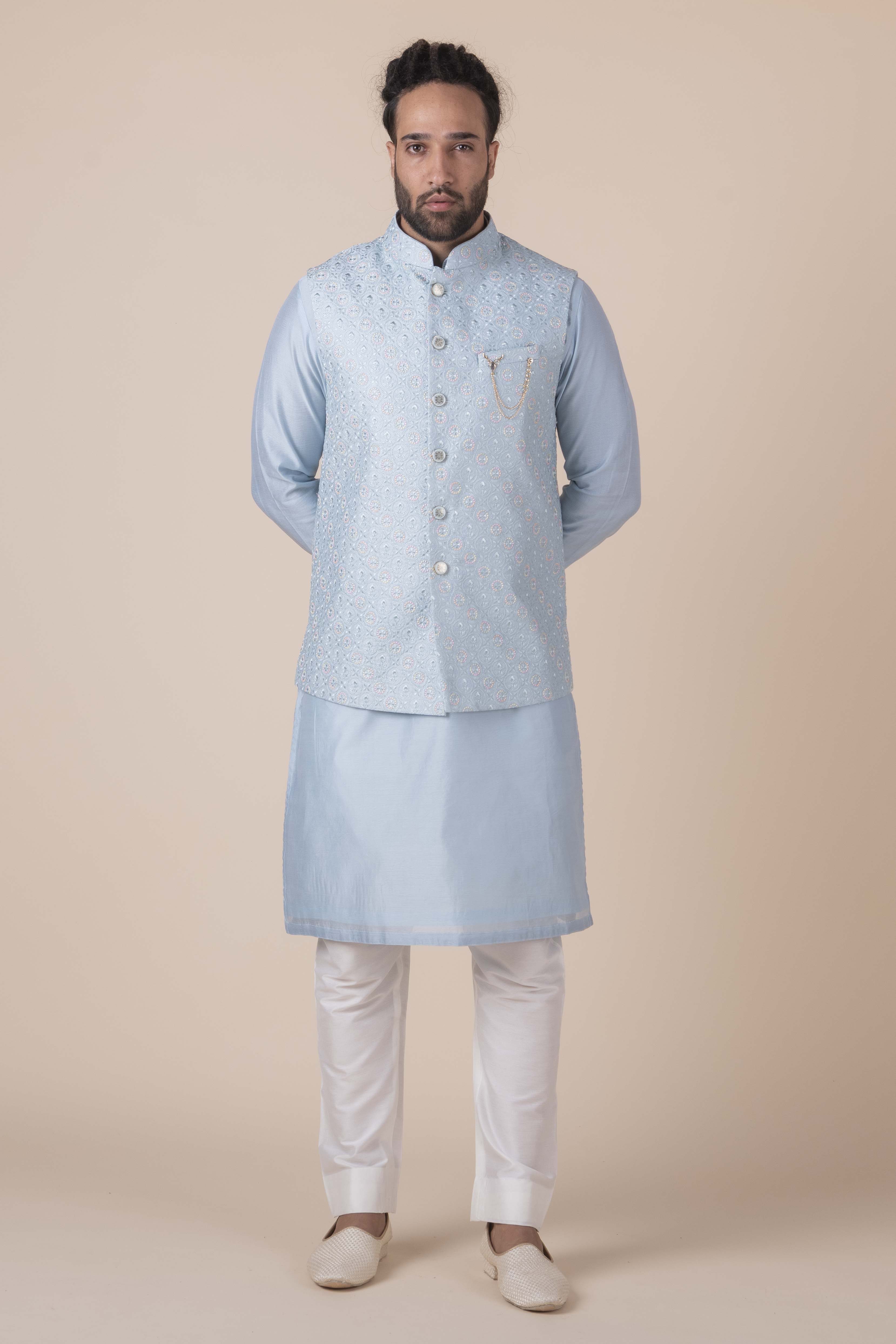 MLS KURTA JAWAHAR SET