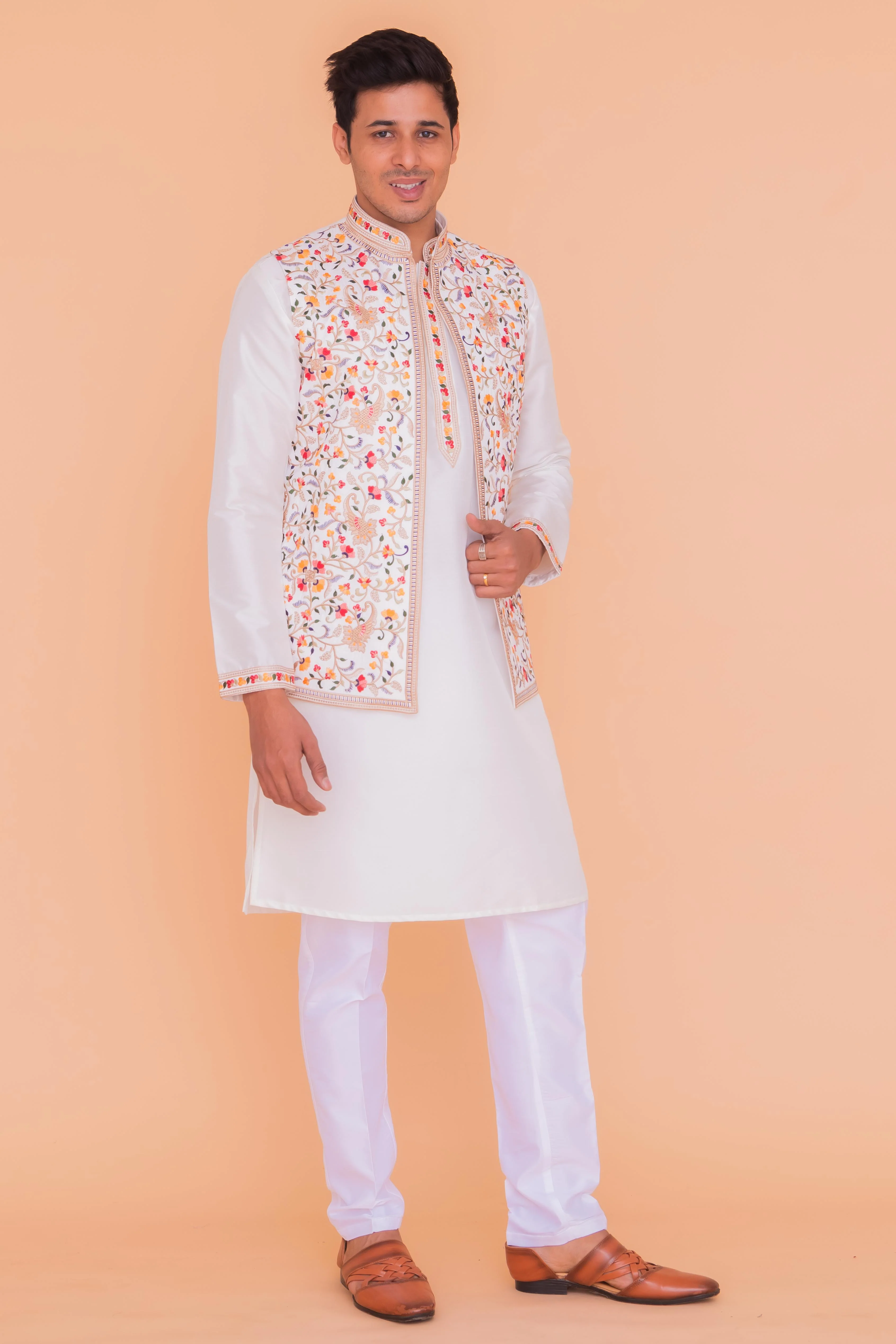 MLS KURTA JAWAHAR SET