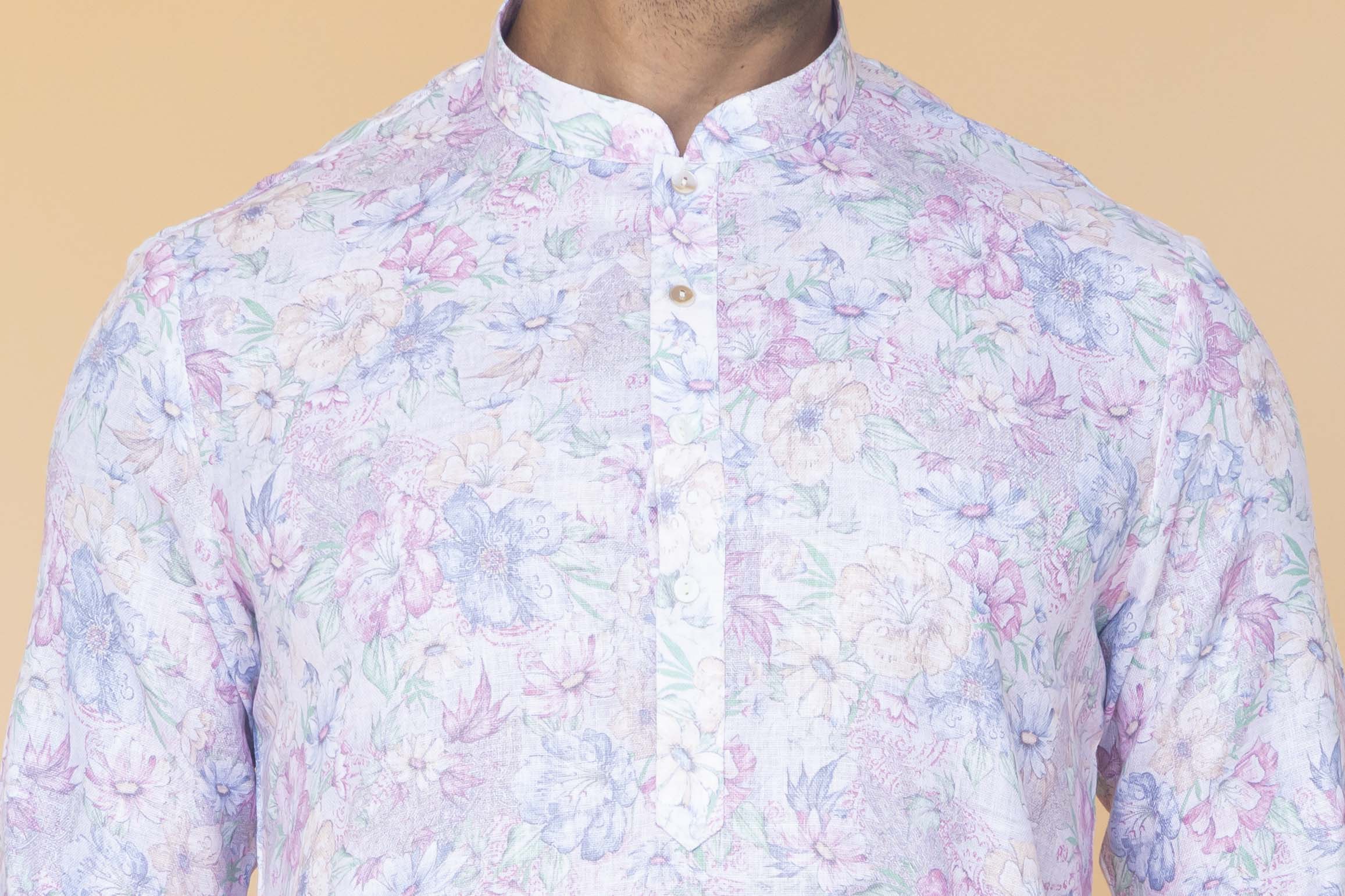 MLS PRINTED KURTA PAJAMA