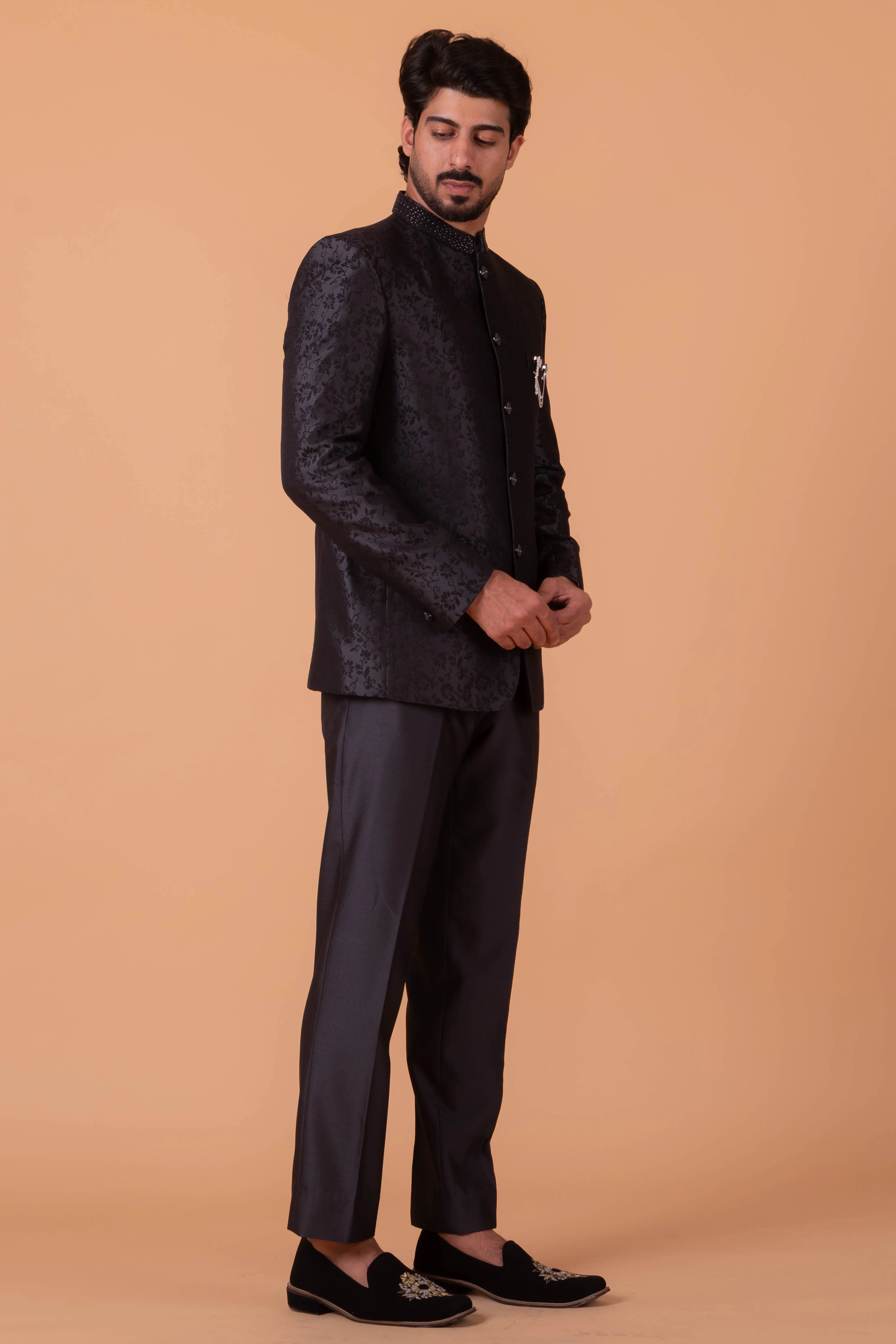 MLS PRINTED JODHPURI SUIT