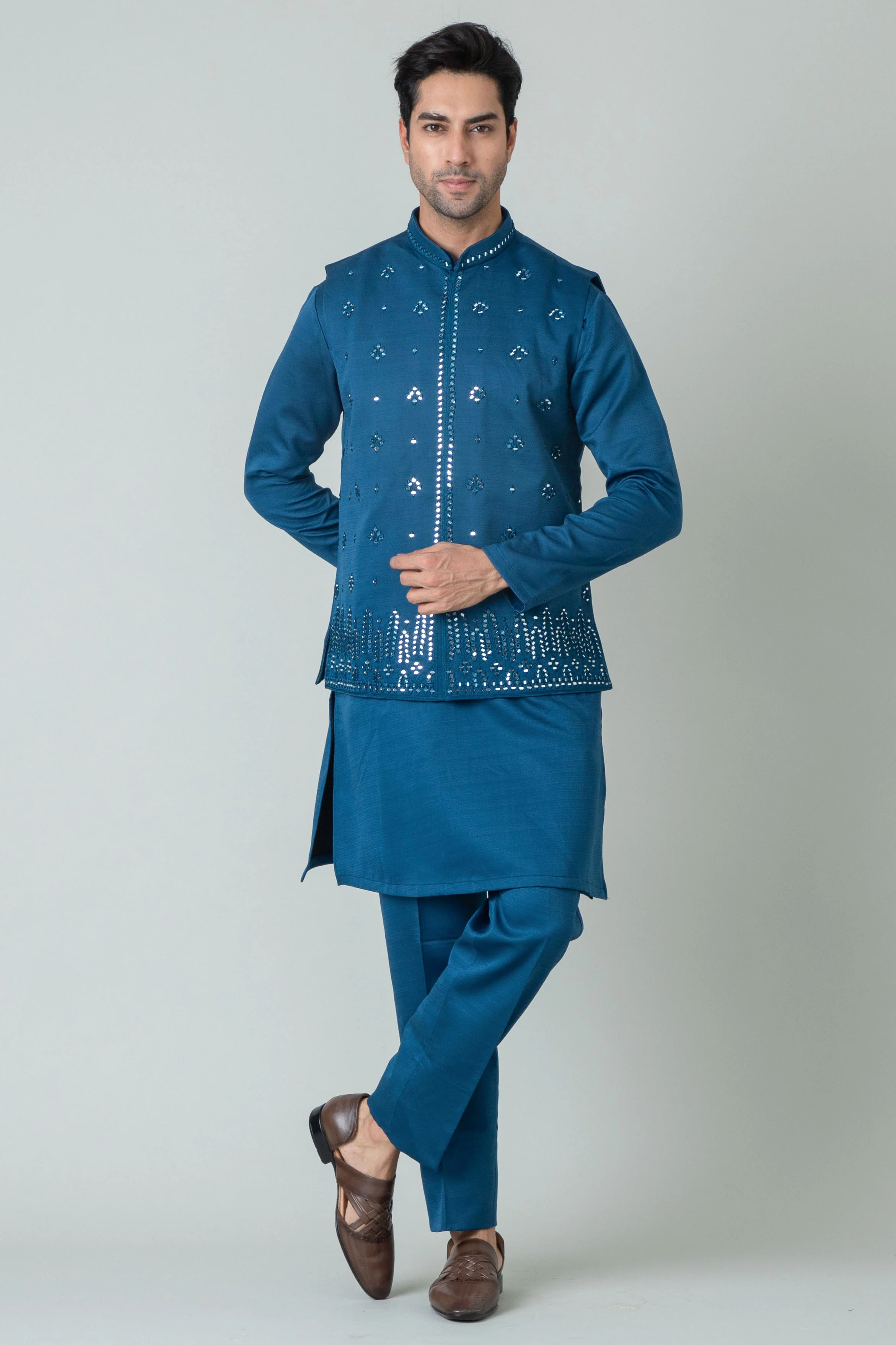 MLS KURTA JAWAHAR SET