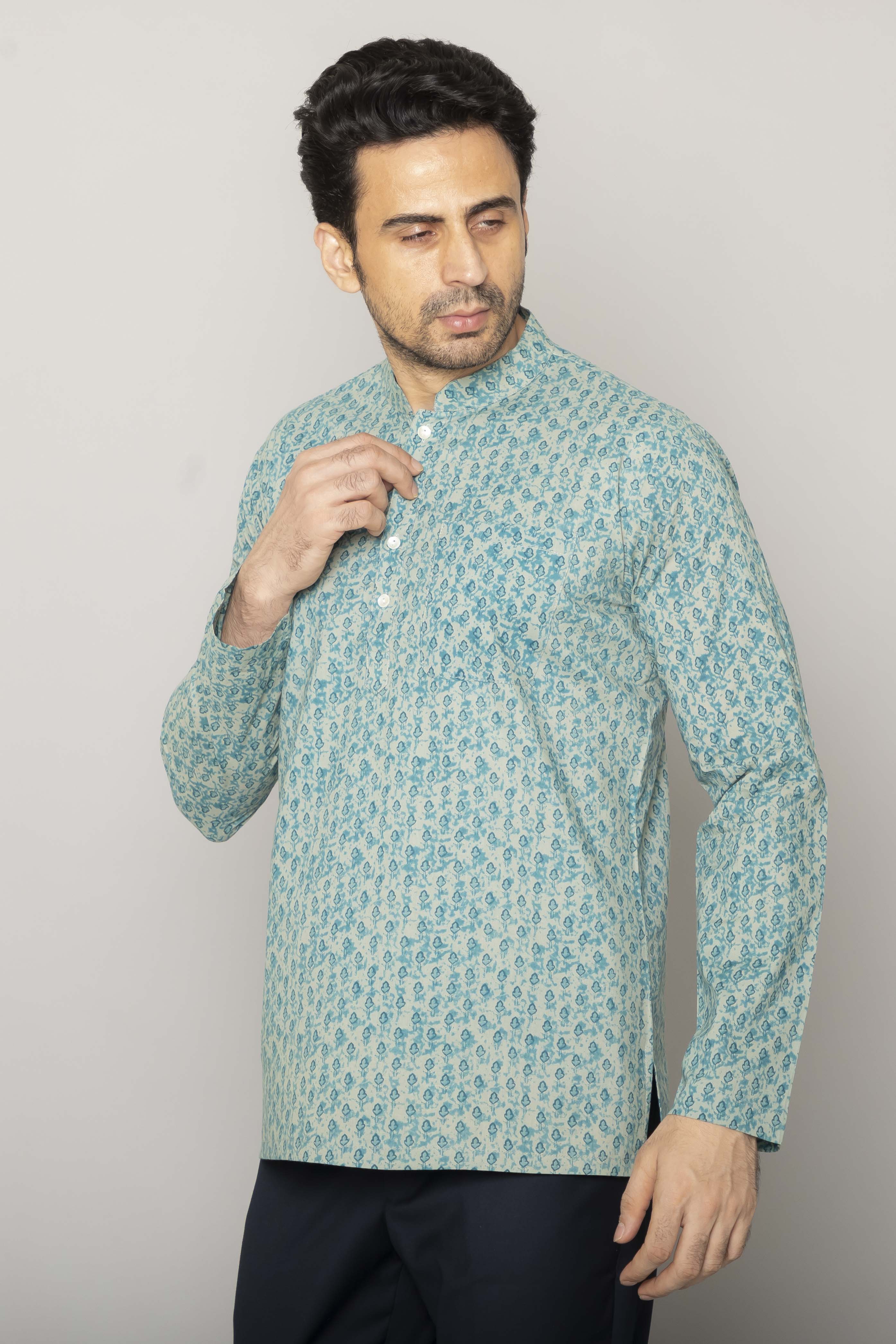 MLS SHORT KURTA FULL SLEEVES