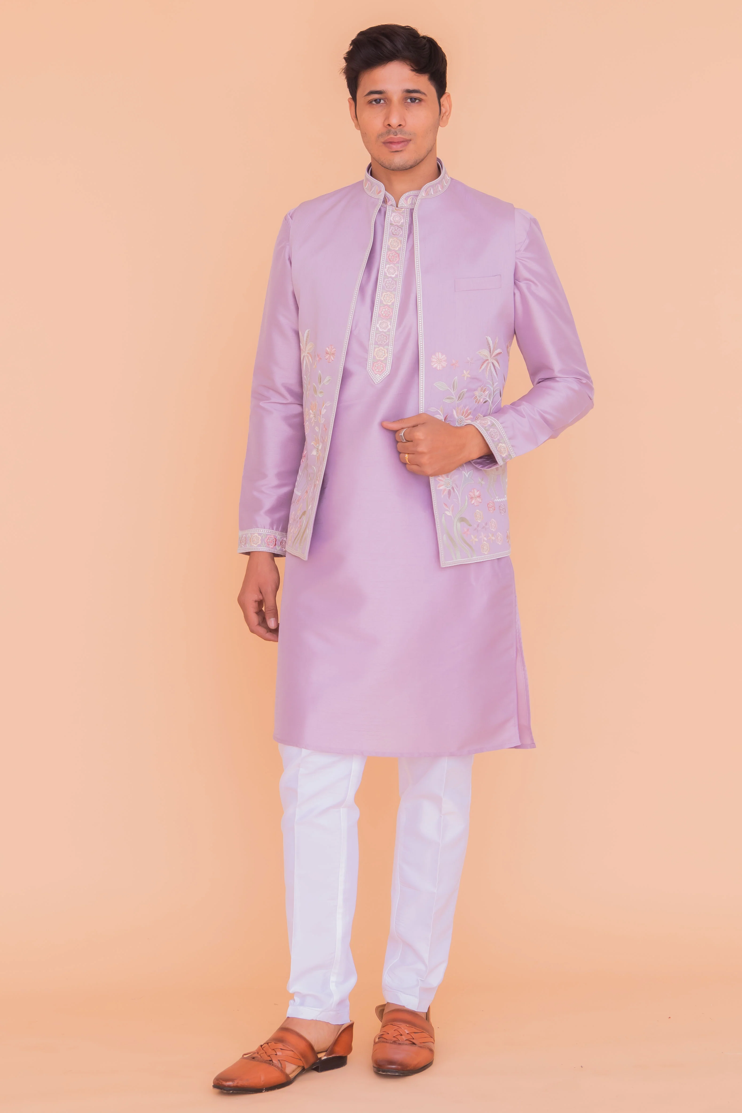MLS KURTA JAWAHAR SET