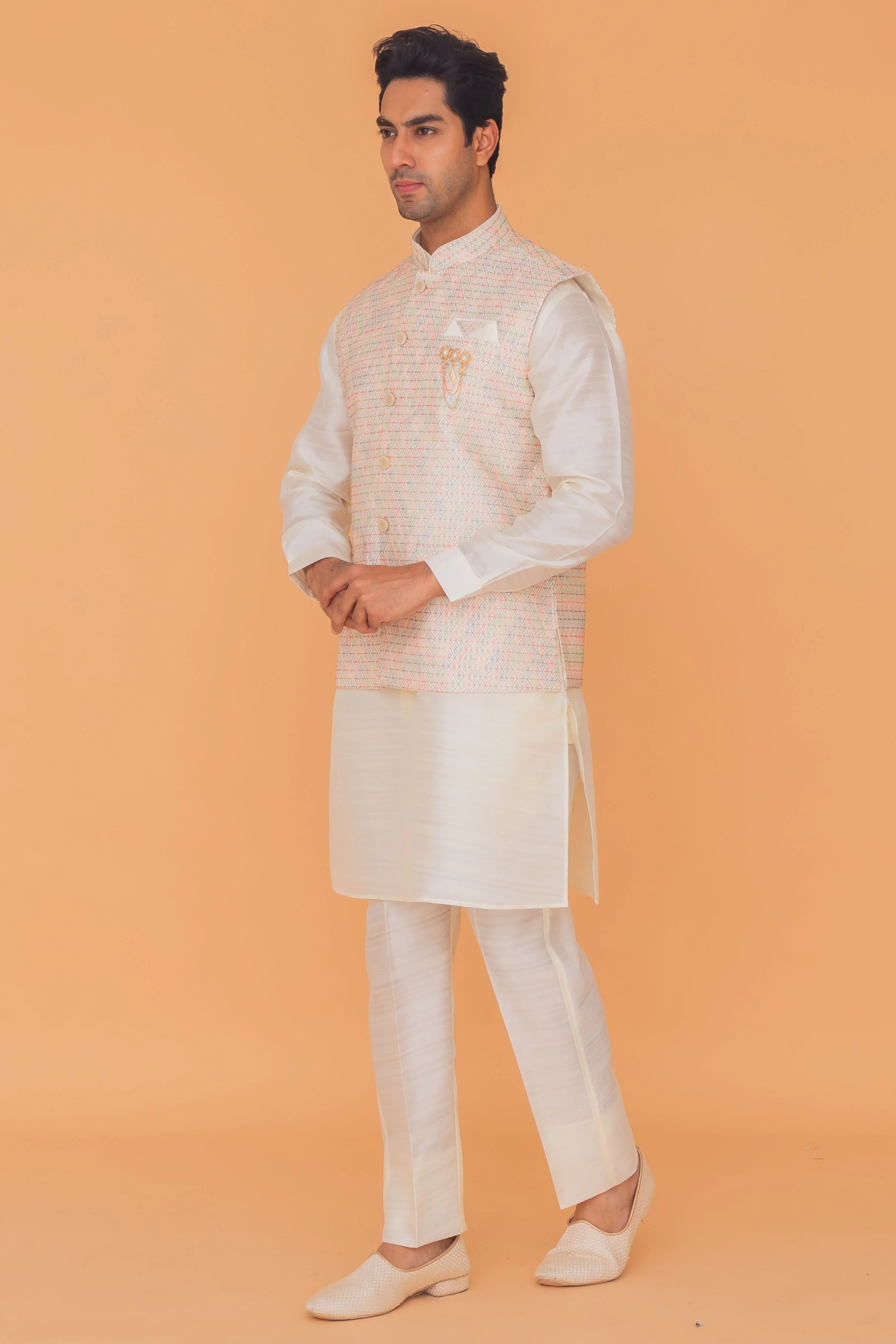MLS KURTA JAWAHAR SET