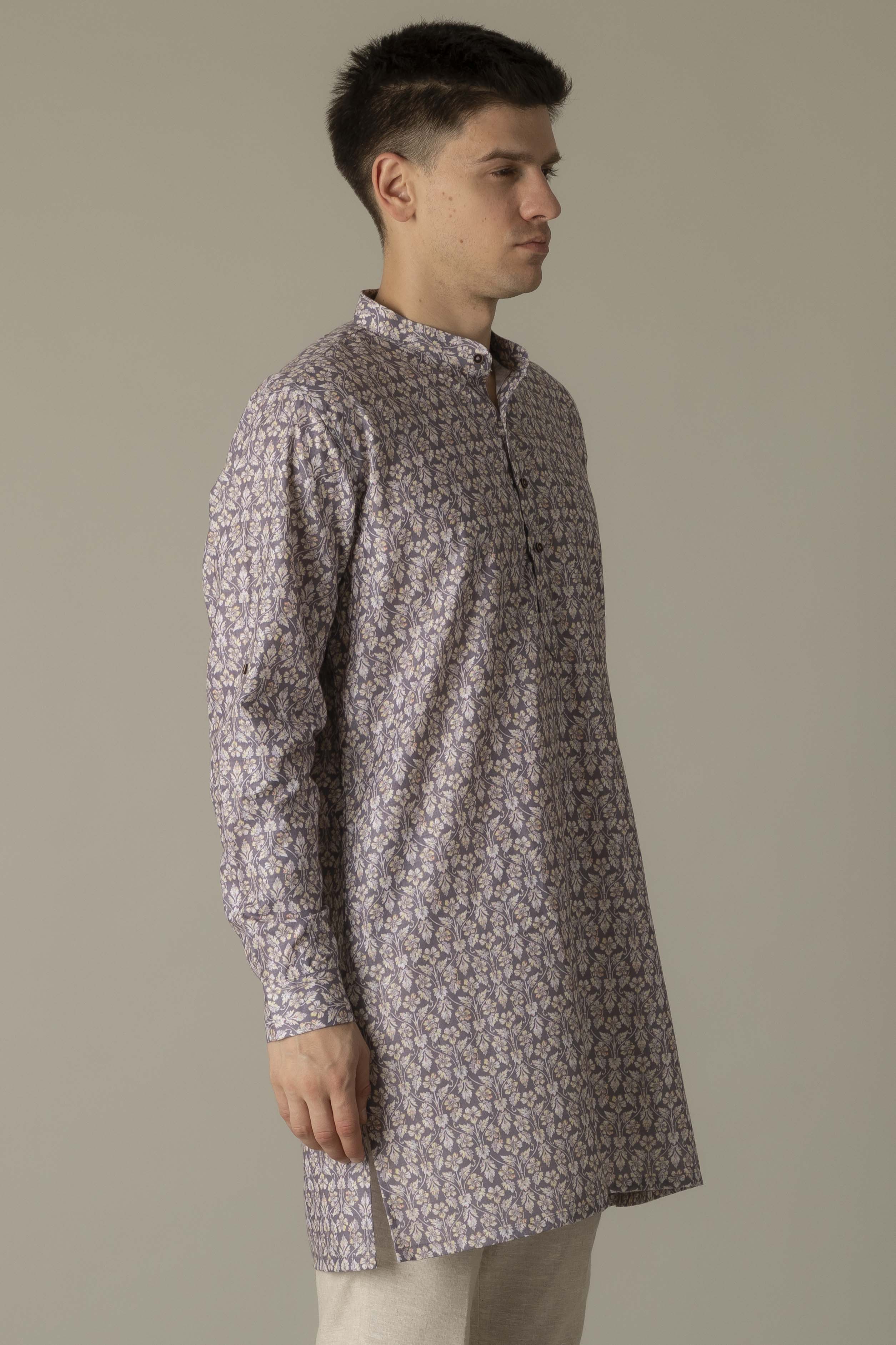 MLS COTTON KURTA (MID LENGTH)
