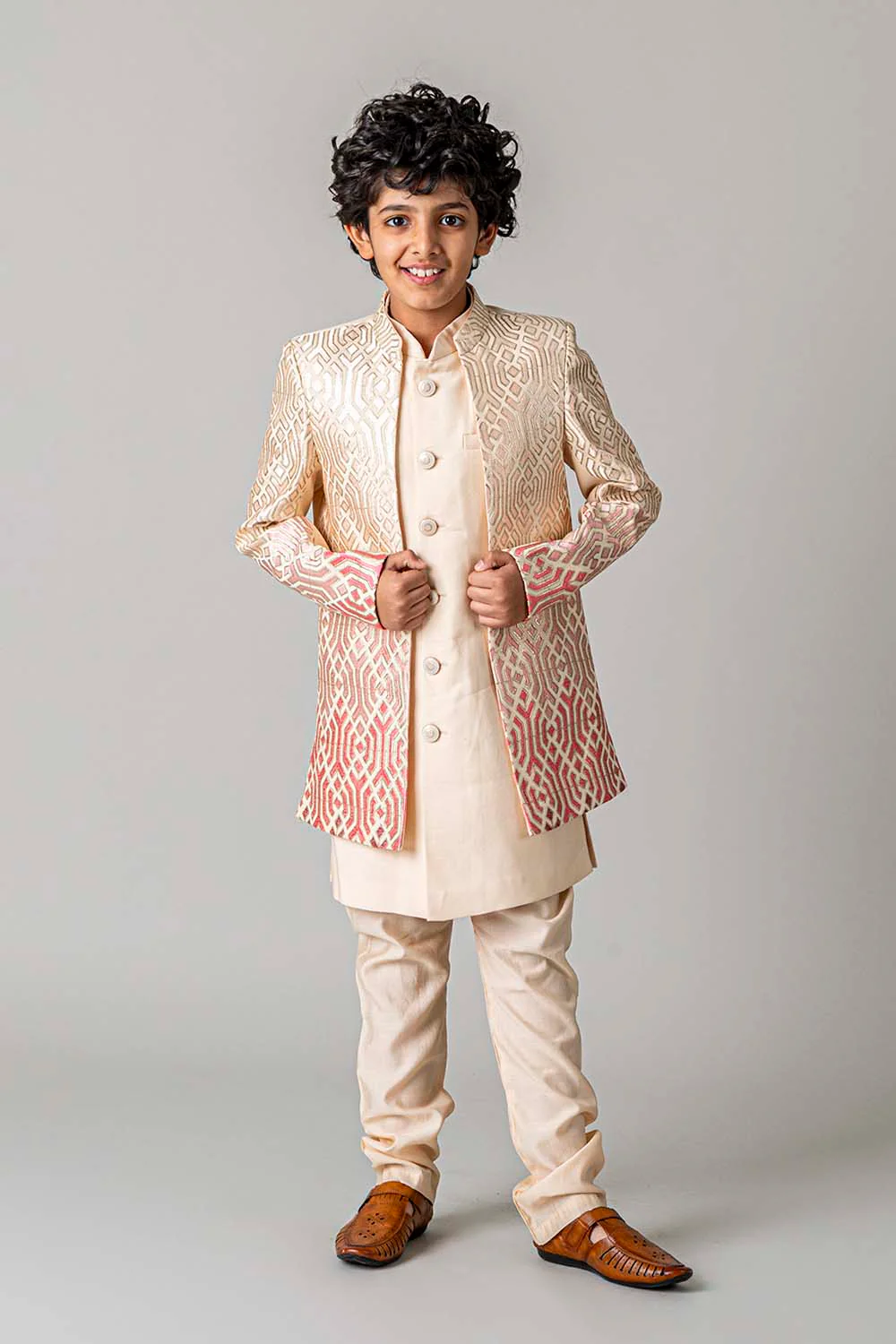 MLS KIDS INDO WESTERN 3PCS