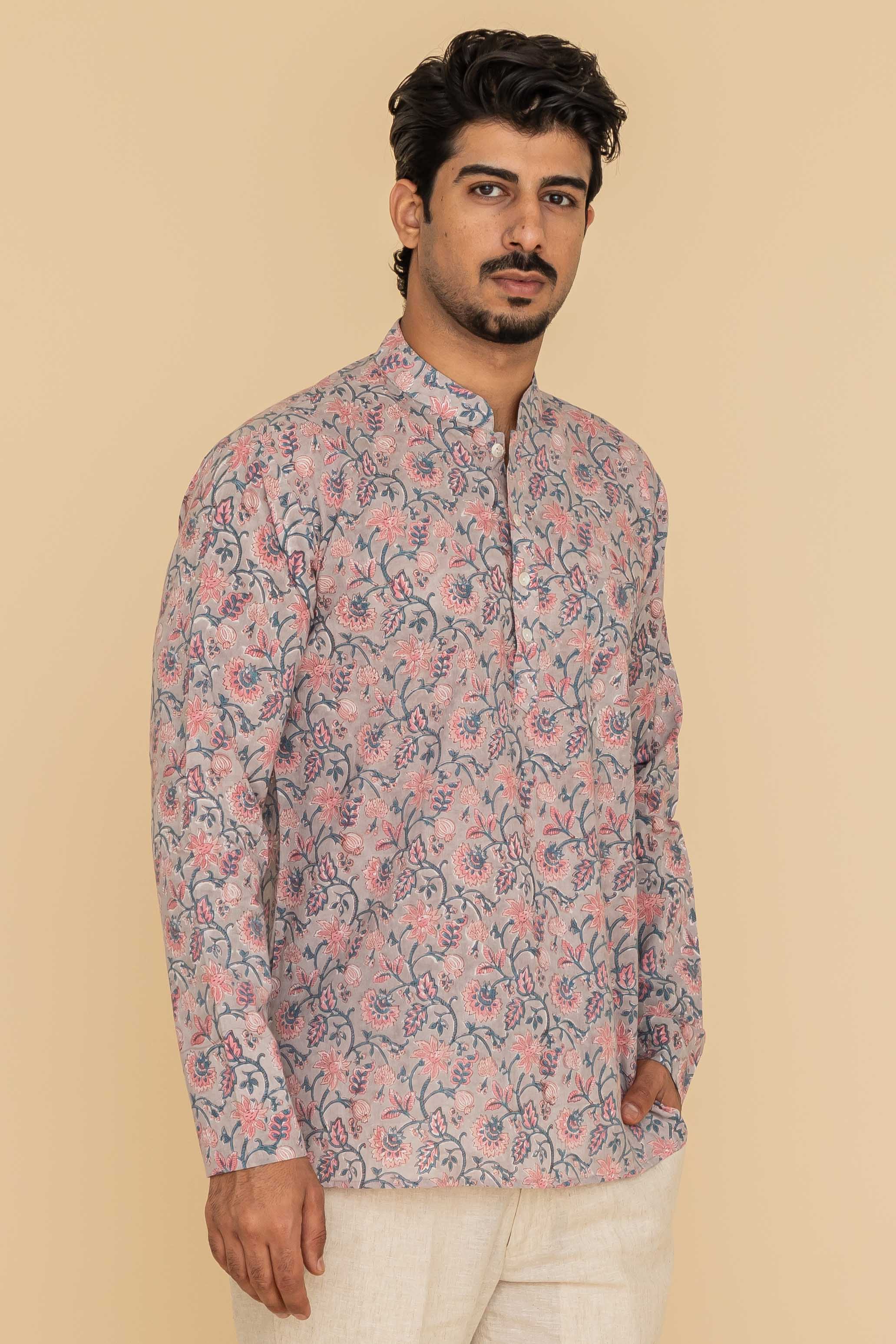 MLS SHORT KURTA  FULL SLEEVES