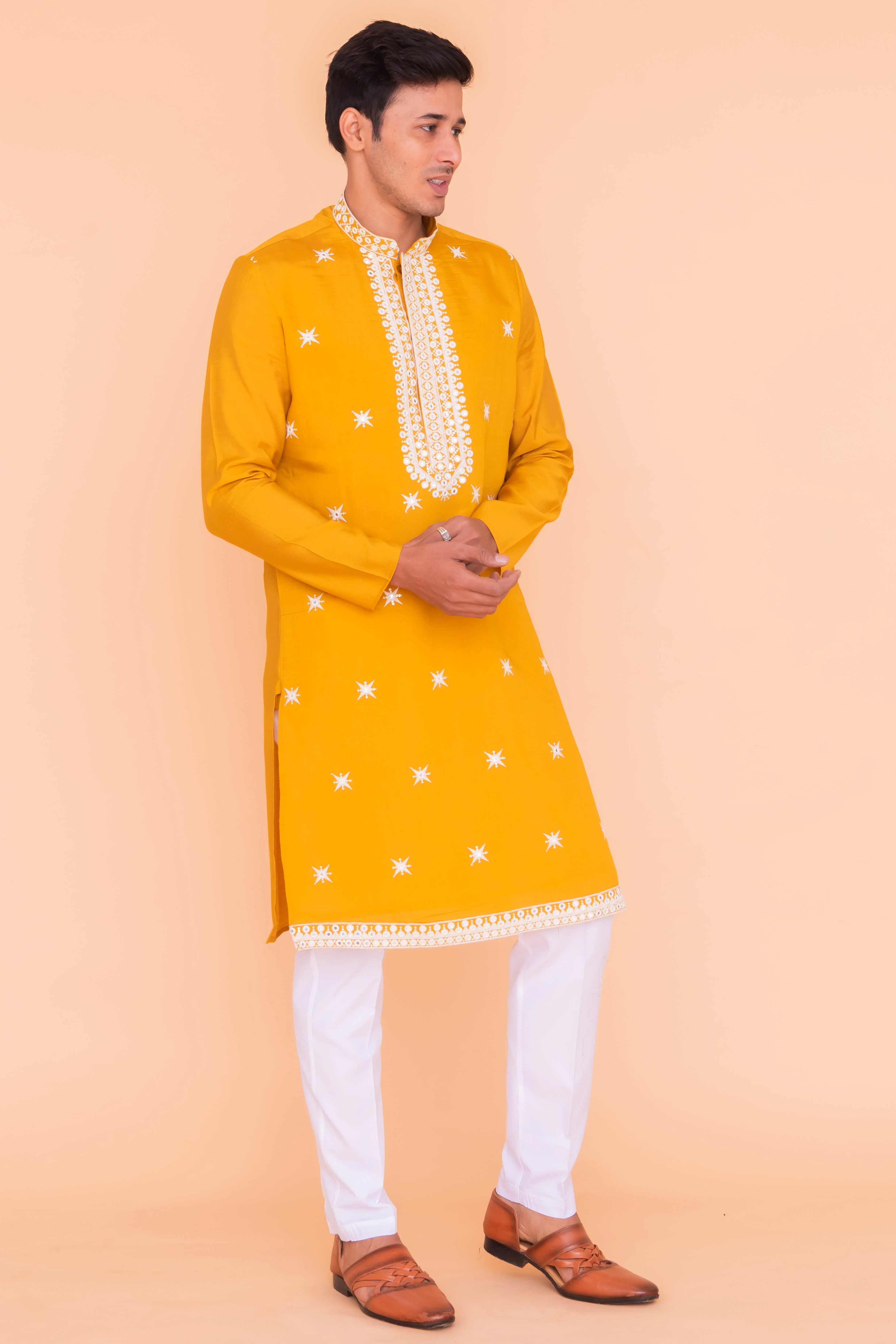 MLS KURTA PAJAMA WITH STOLE
