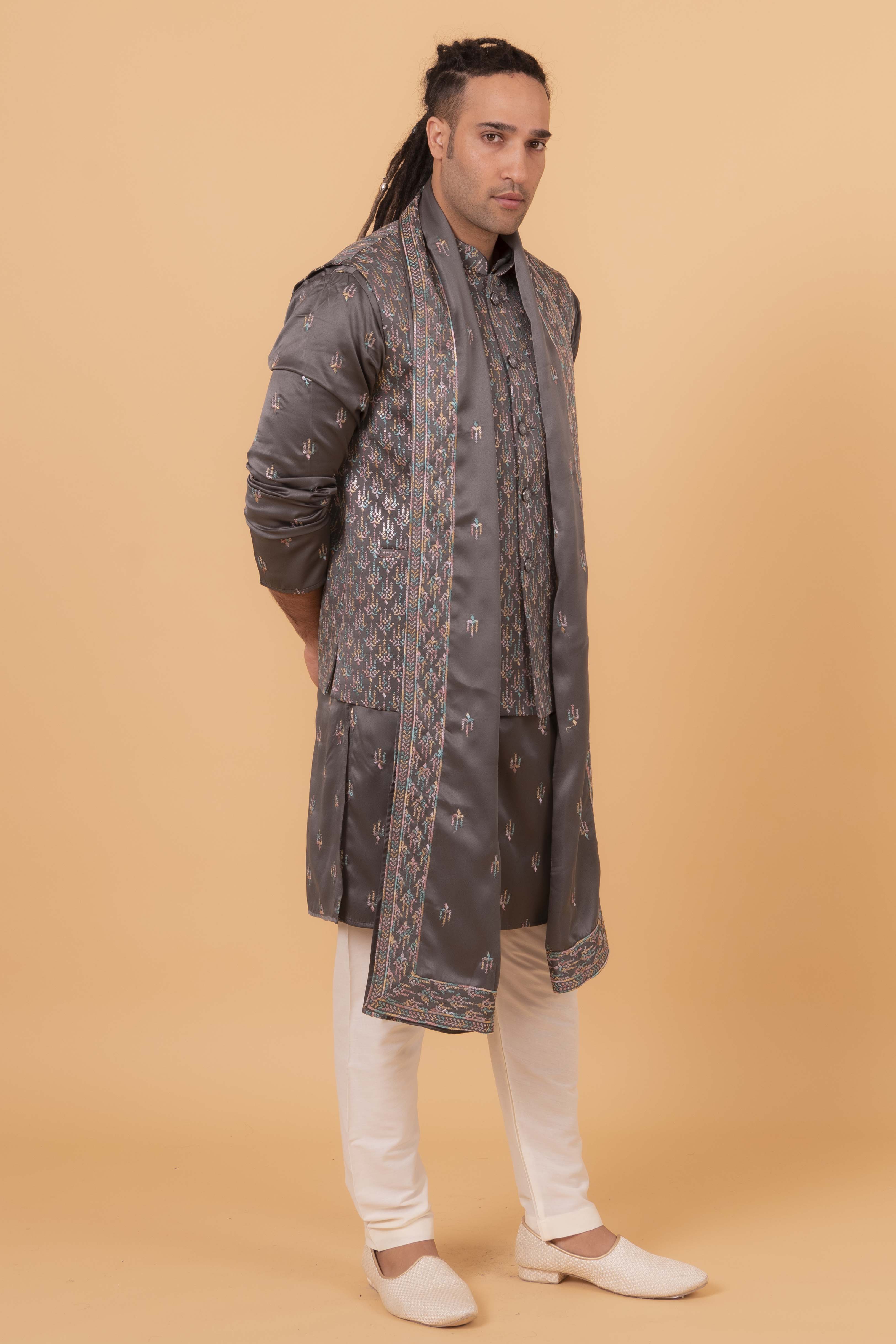 MLS KURTA JAWAHAR SET