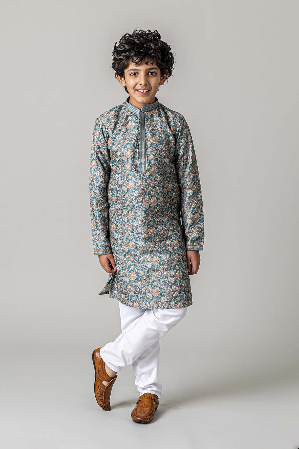 MLS KIDS PRINTED KURTA PAJAMA