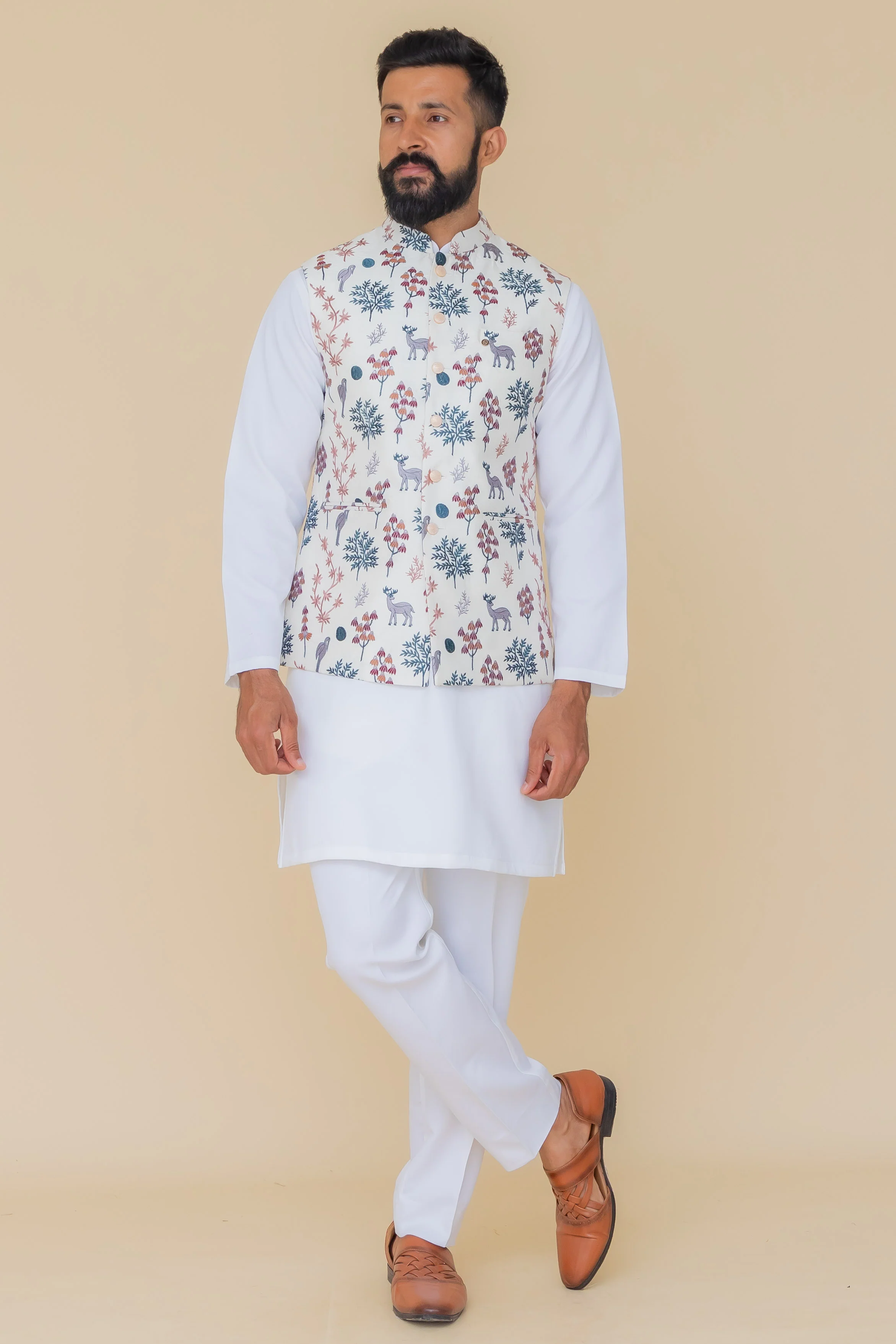 MLS EMBROIDERED JAWAHAR JACKET