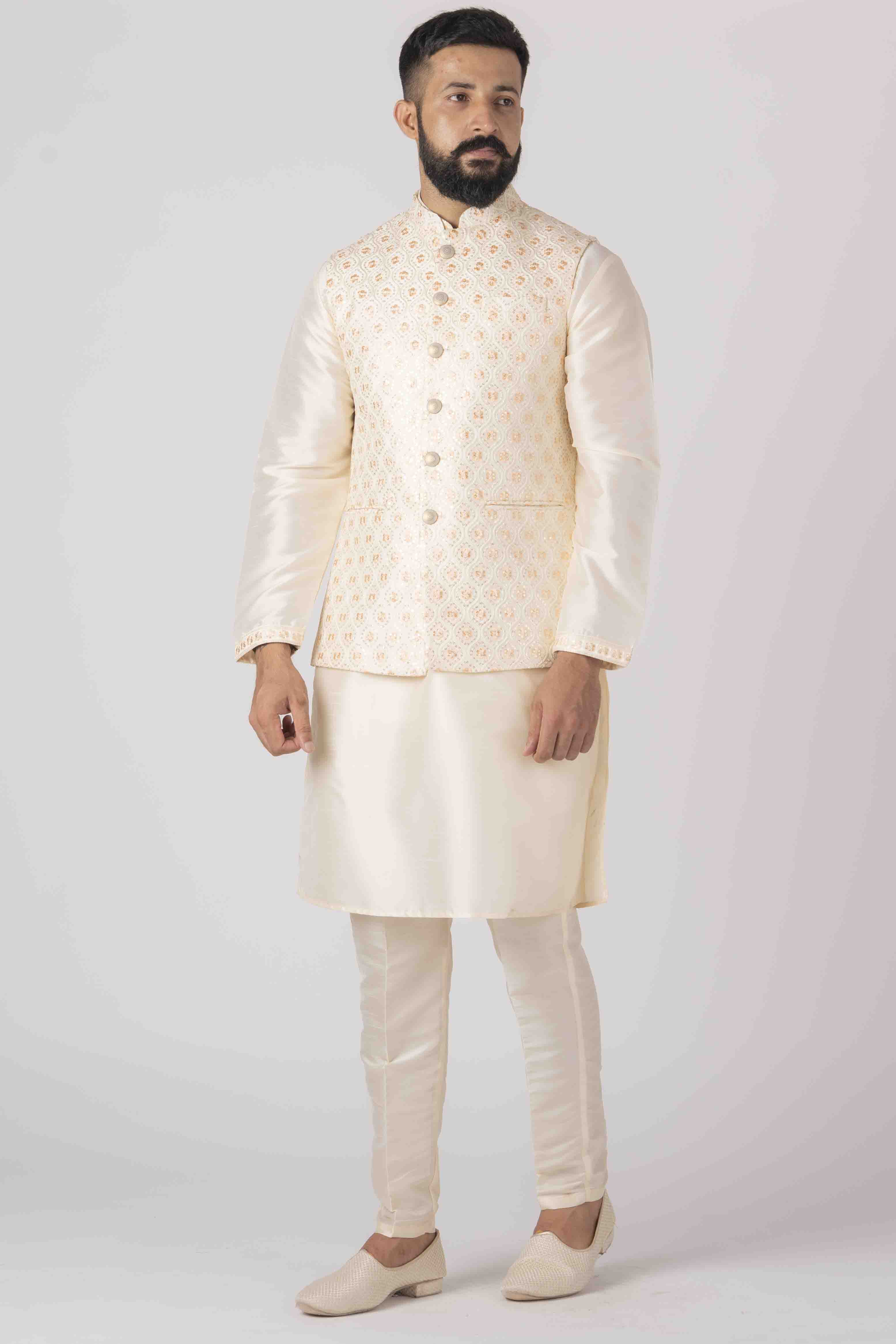 MLS KURTA JAWAHAR SET