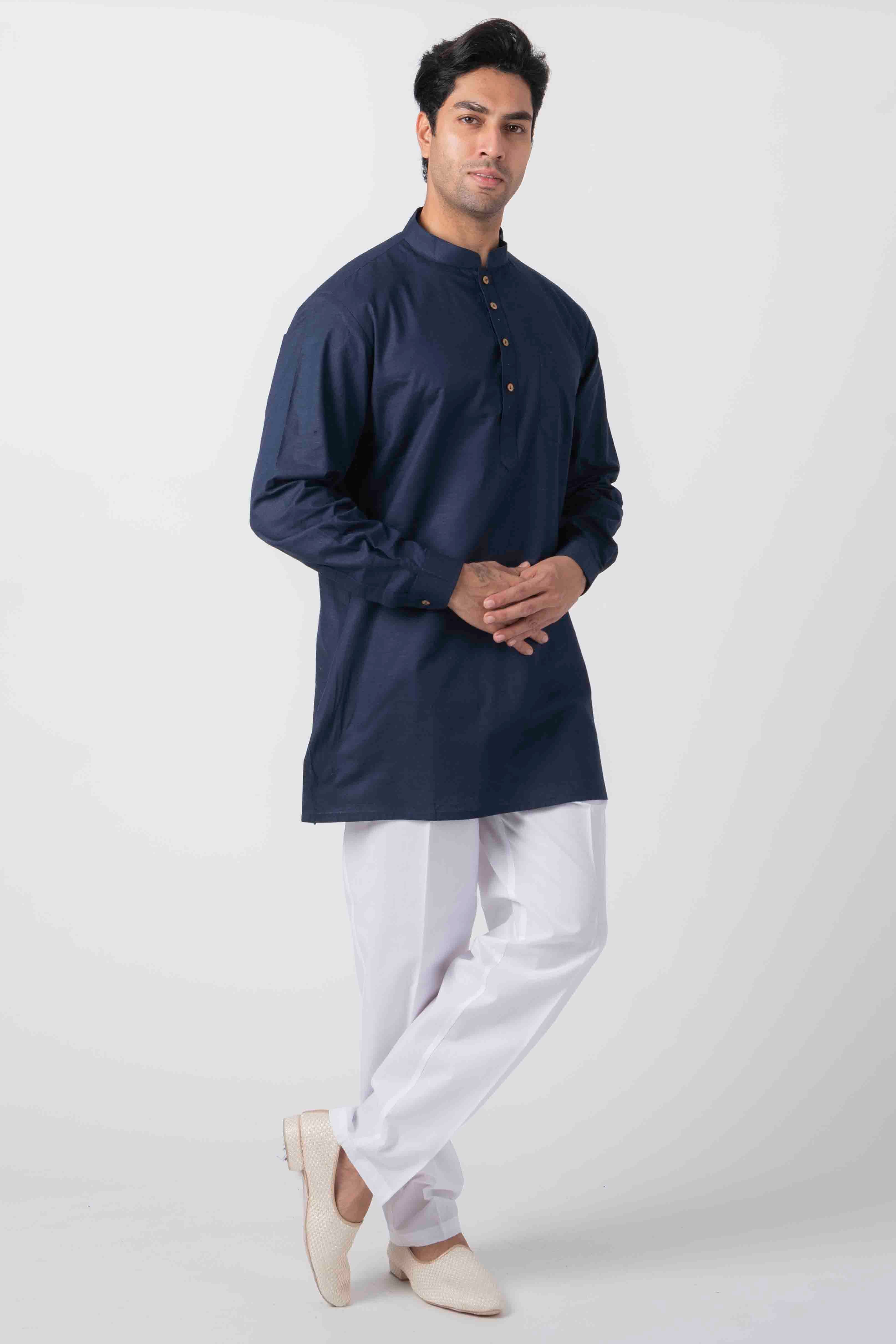 MLS COTTON KURTA ( MID LENGTH)