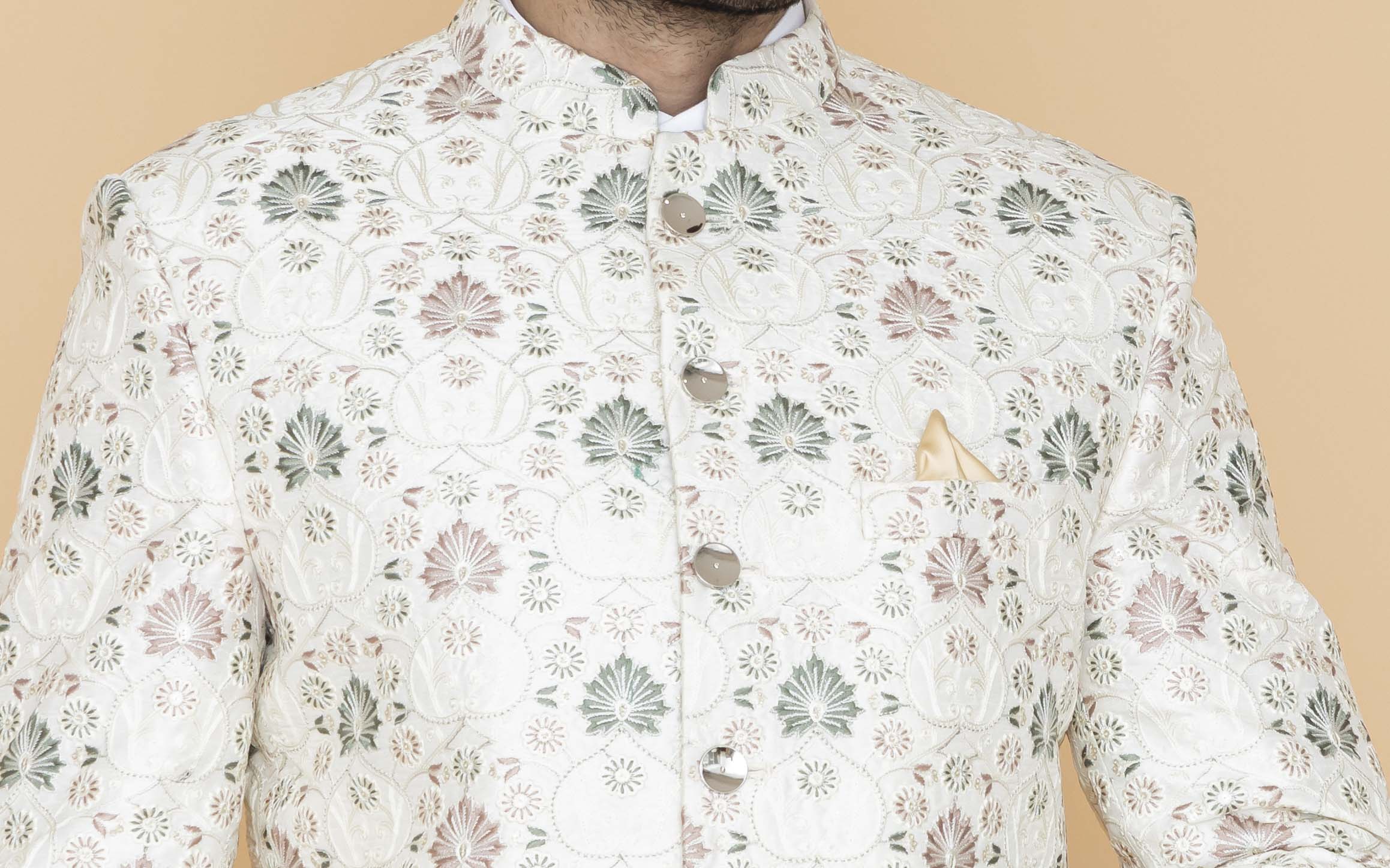 MLS EMBROIDERED JODHPURI SUIT