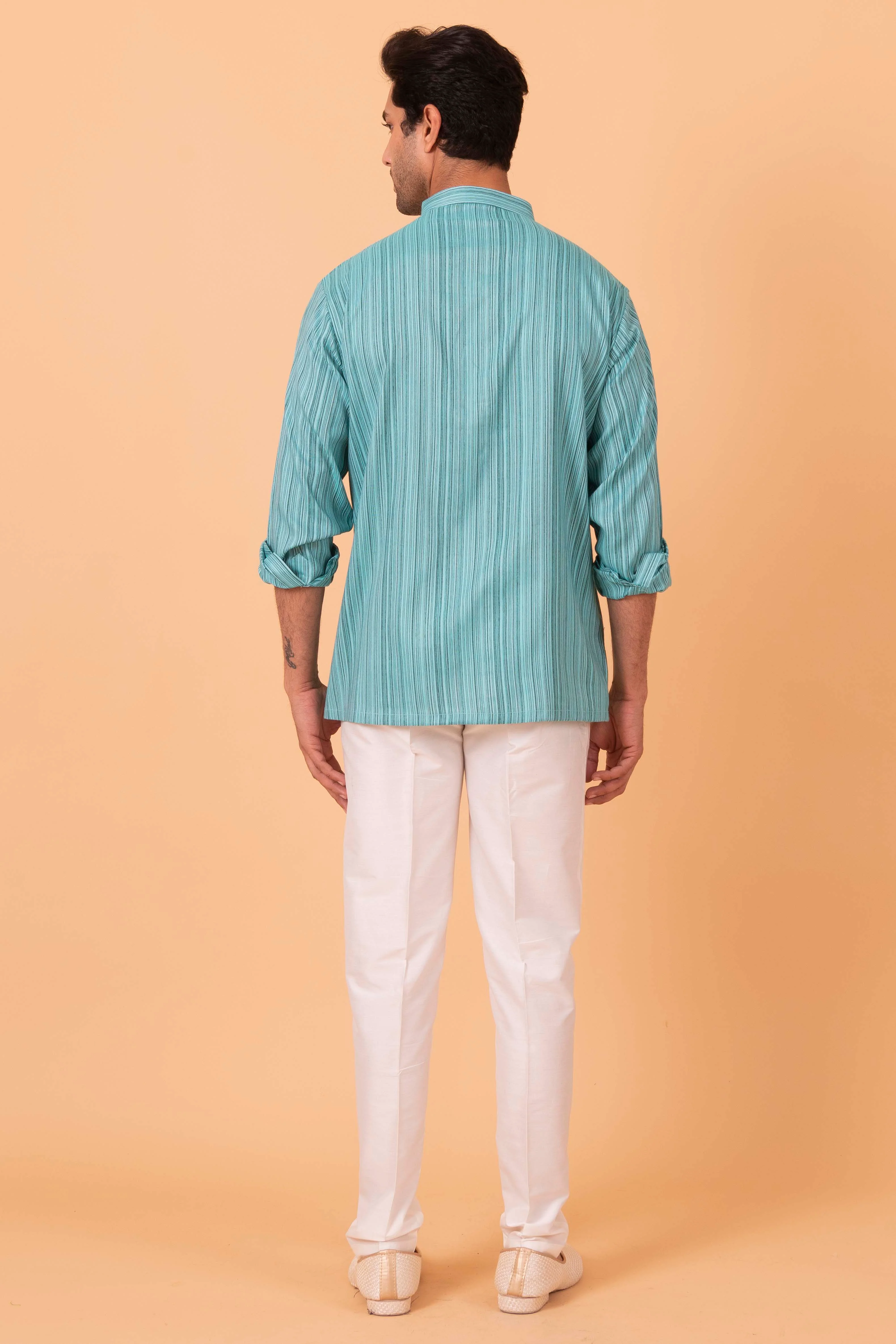 MLS SHORT KURTA FULL SLEEVES